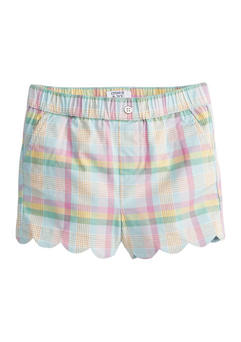 Crown & Ivy™ Toddler Girls Pull On Scalloped