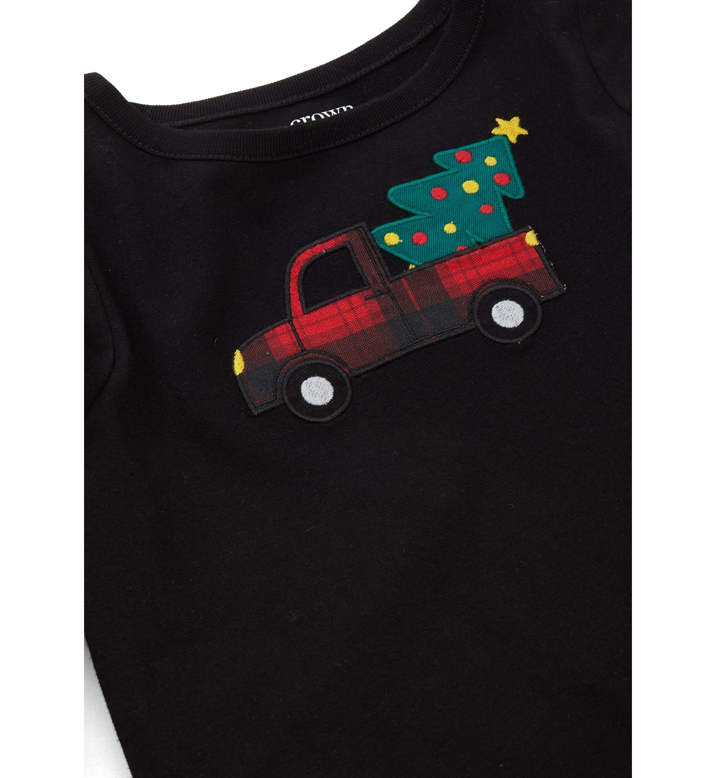 Toddler Boys Long Sleeve Graphic Set