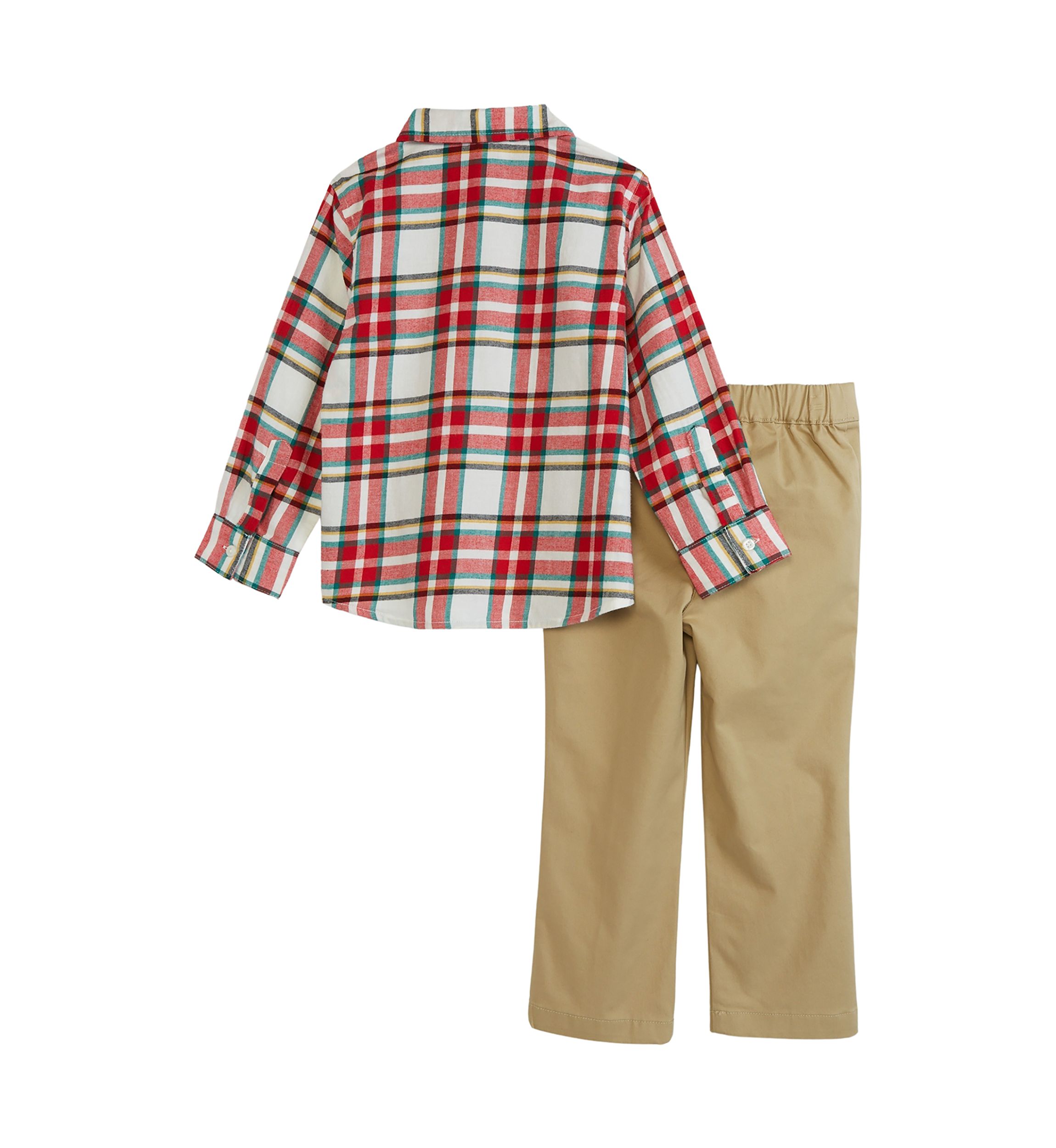 Toddler Boys Yarn Dyed Button Down Set