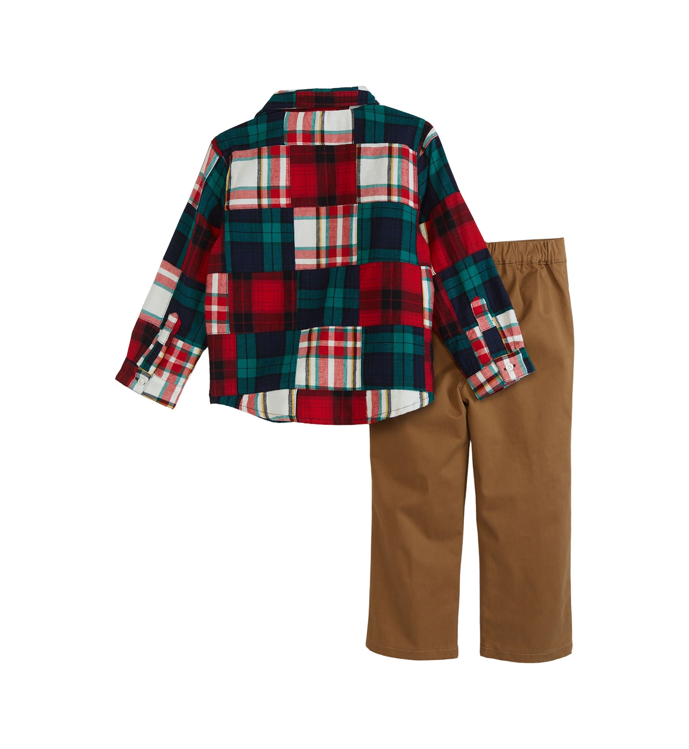 Toddler Boys Patchwork Set