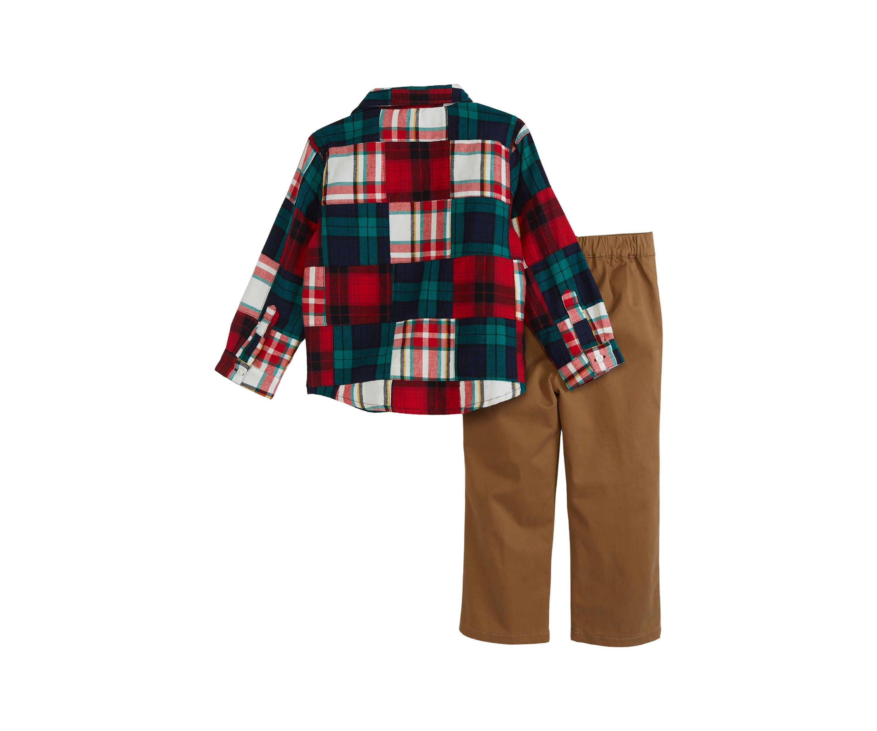 Toddler Boys Patchwork Set