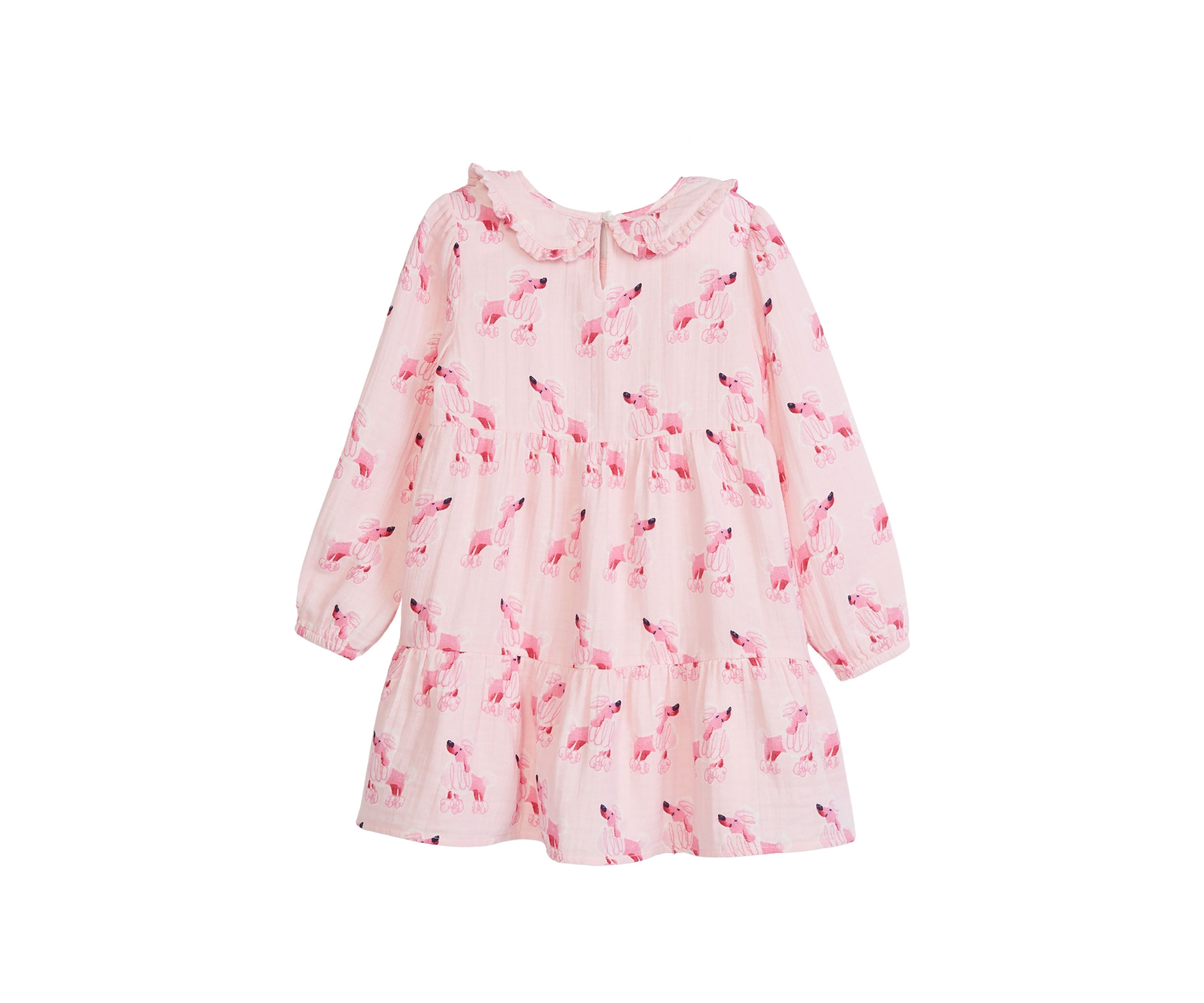 Toddler Girls Woven Printed Ruffle Dress