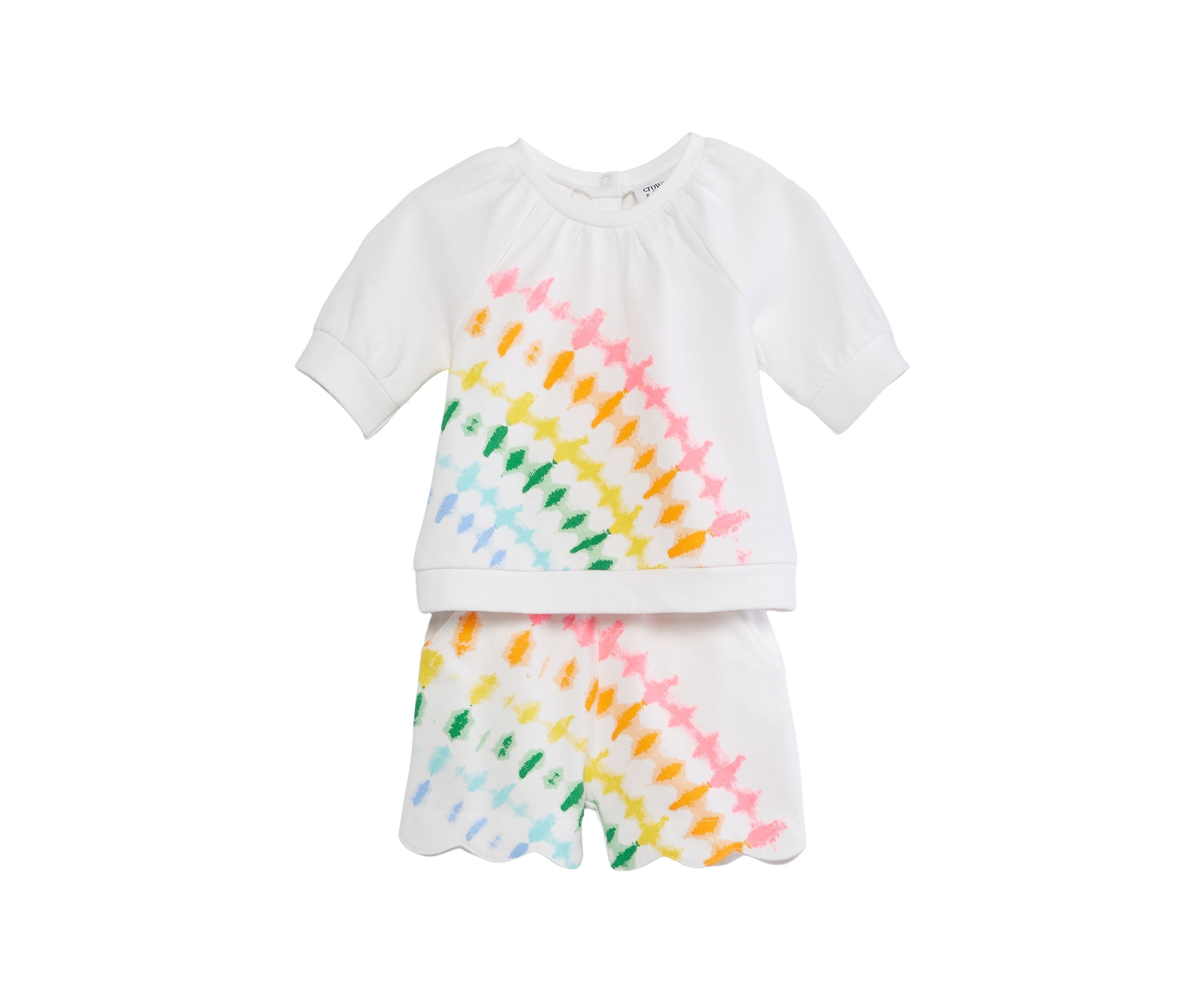 Baby Girls Short Sleeve Terry Set