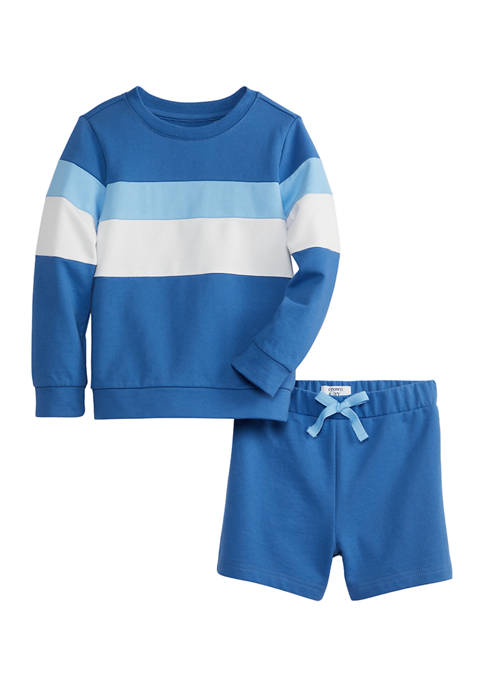 Toddler Boys French Terry Short and Shirt Set