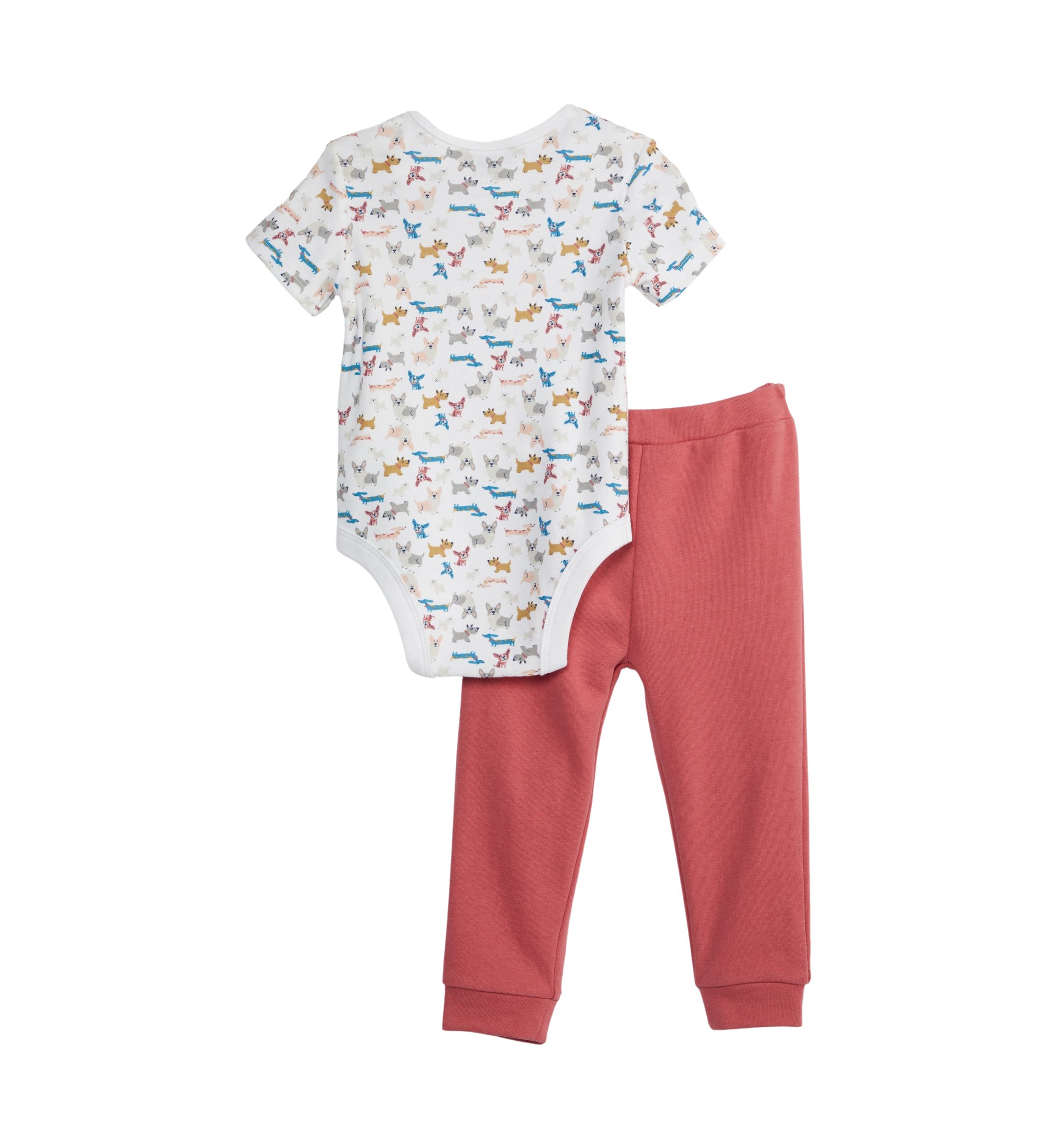 Baby Boys Dog Print Set 