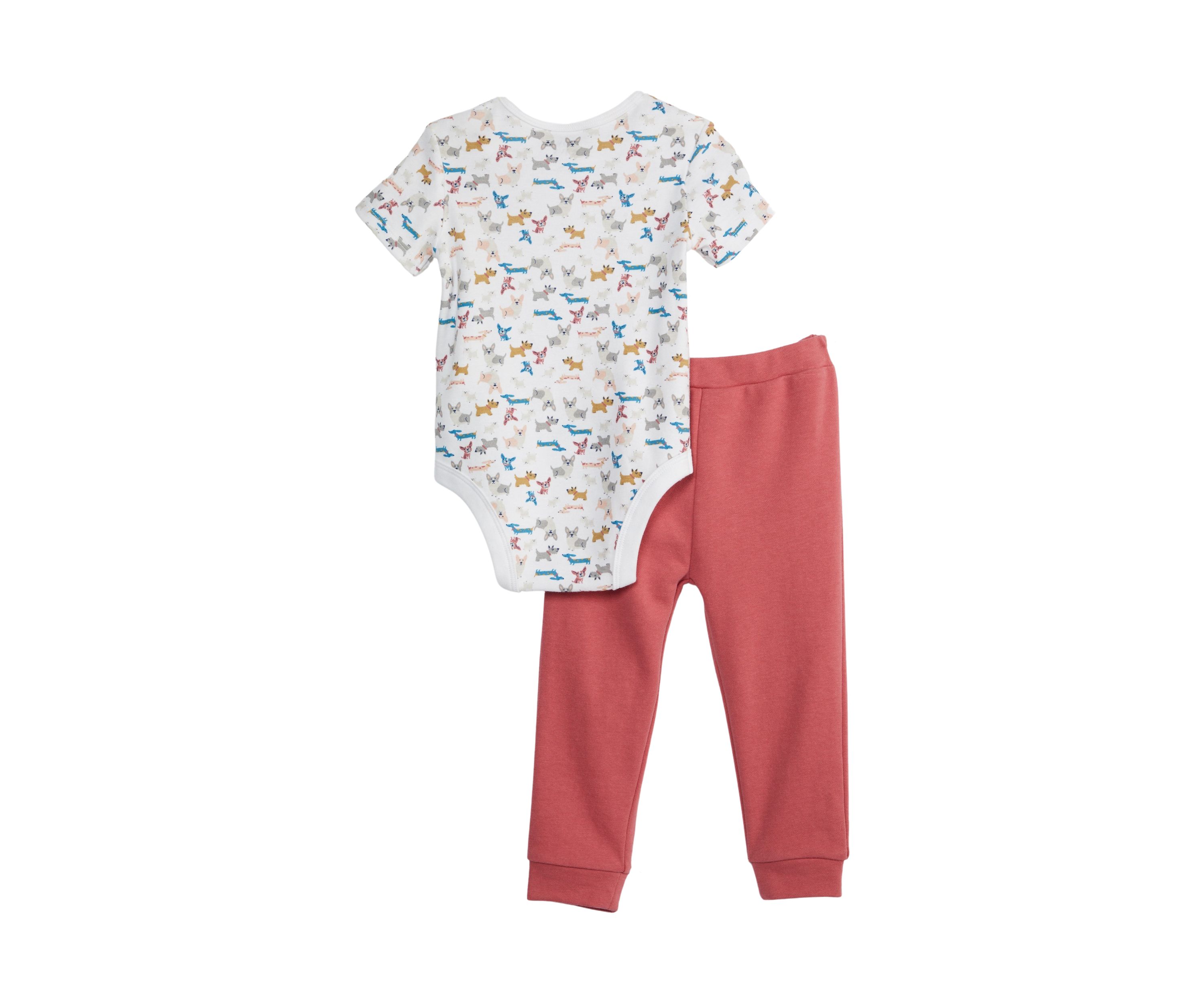 Baby Boys Dog Print Set 