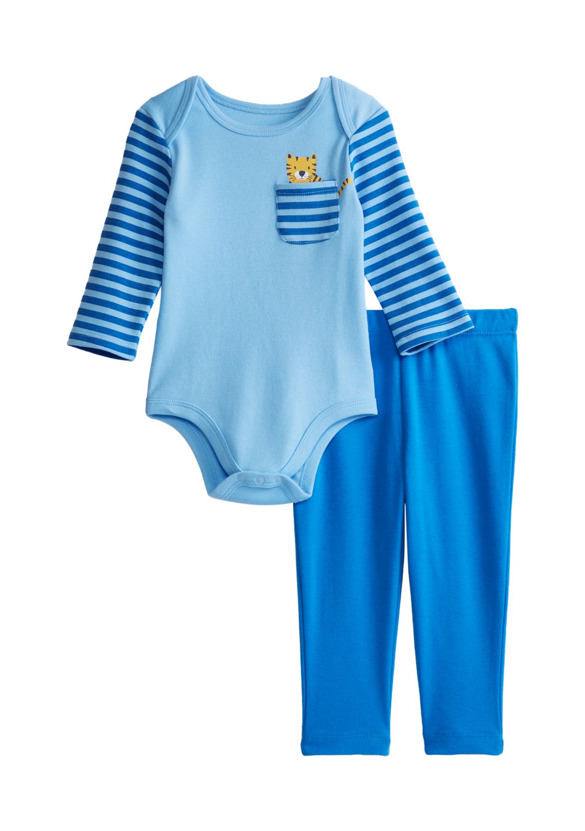 Baby Boys 3/4 Sleeve Bodysuit and Pants Set