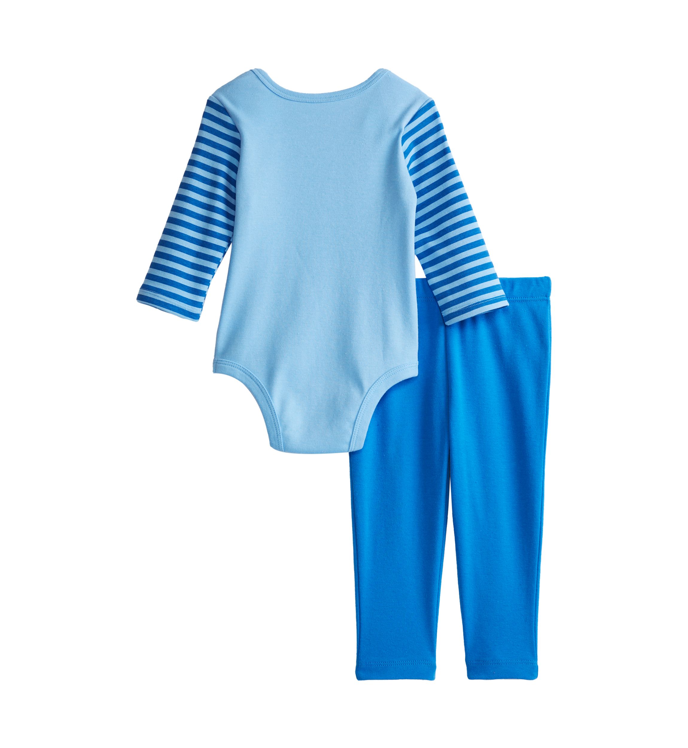 Baby Boys 3/4 Sleeve Bodysuit and Pants Set