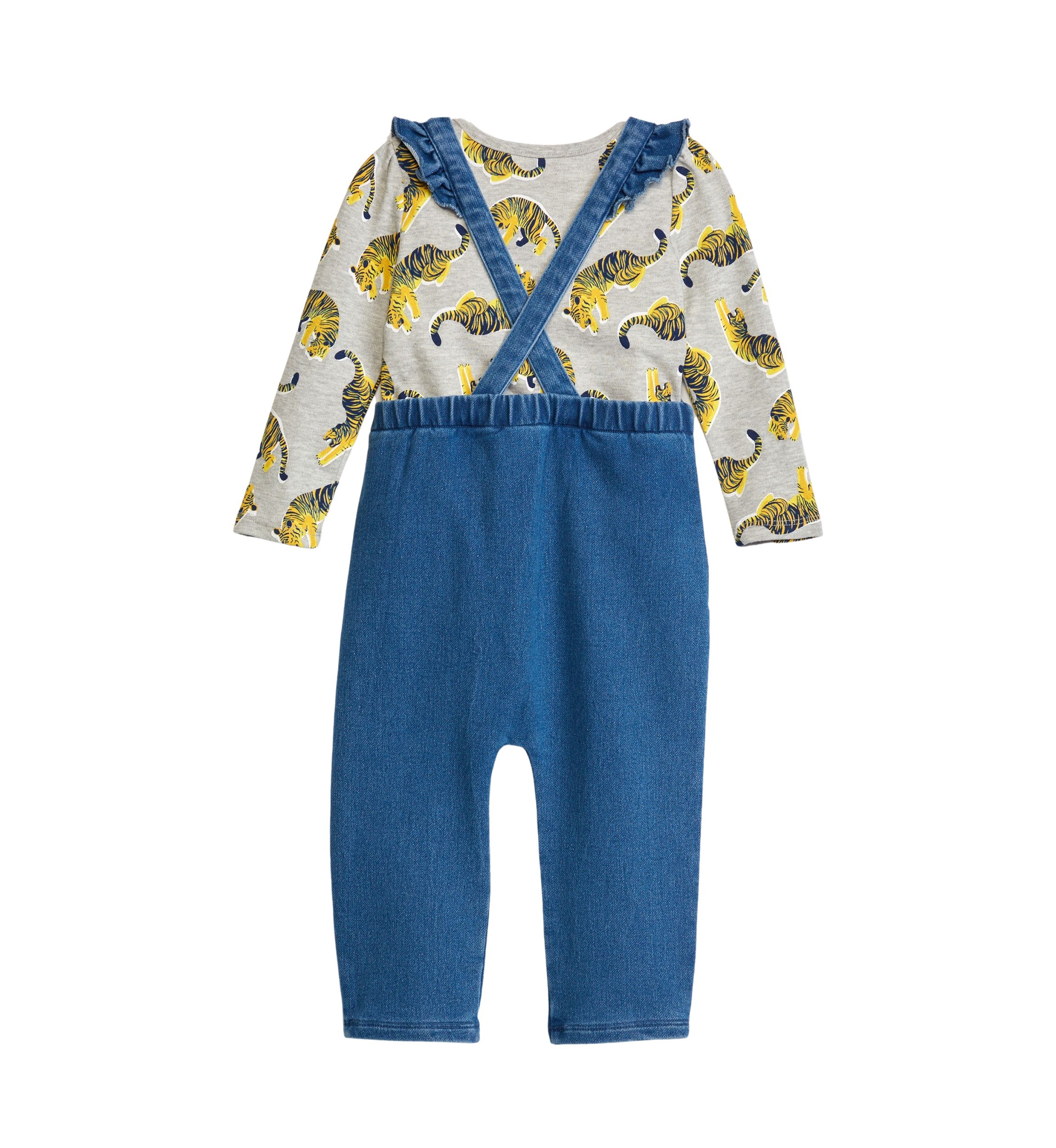 Baby Girls Long Sleeve Romper Set