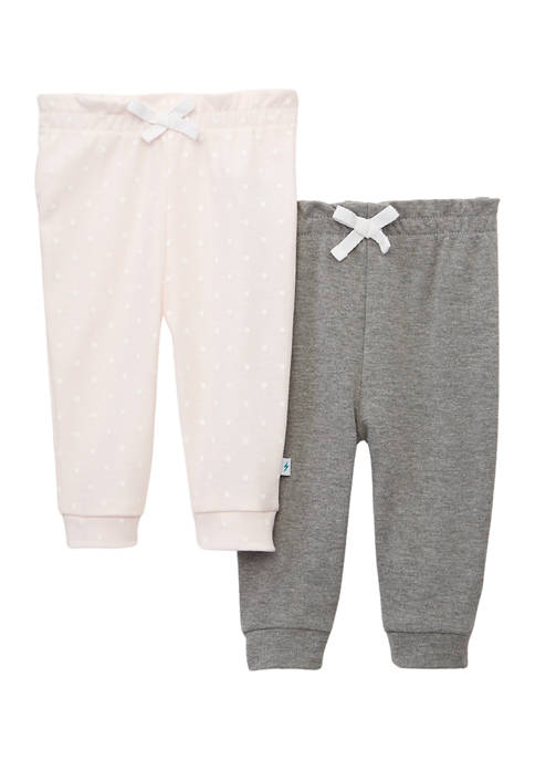 Baby Girls  2 Pack of Fashion Pants 