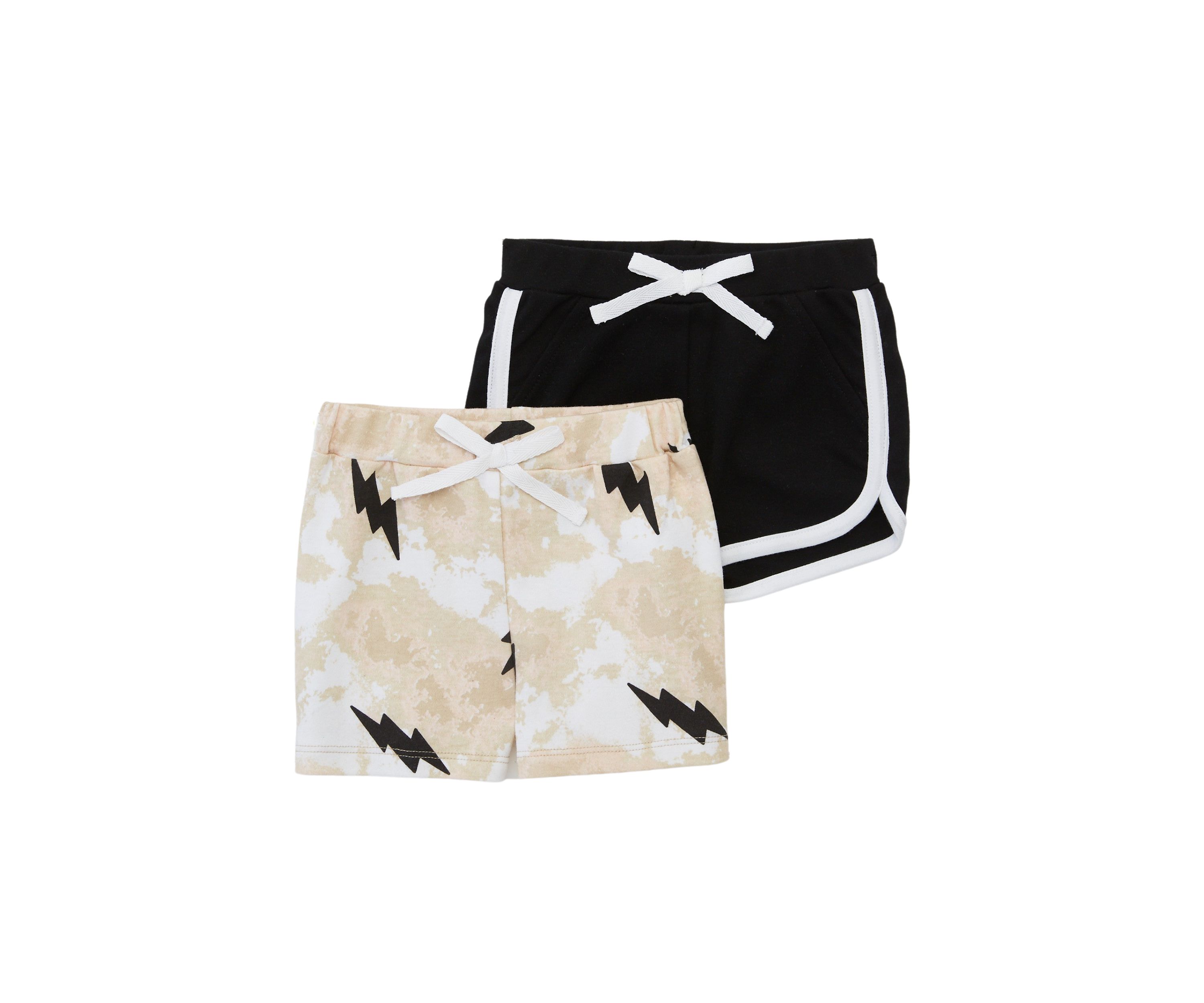 Baby Boys Pull On Shorts - 2 Pack