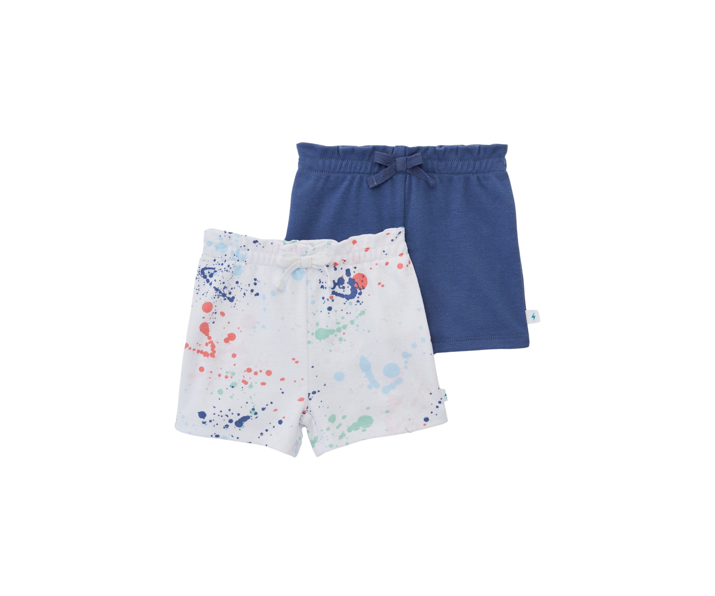 Baby Girls Pull On Shorts - 2 Pack