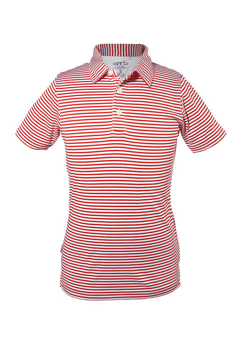 Garb Toddler Boys Carson Striped Polo Shirt