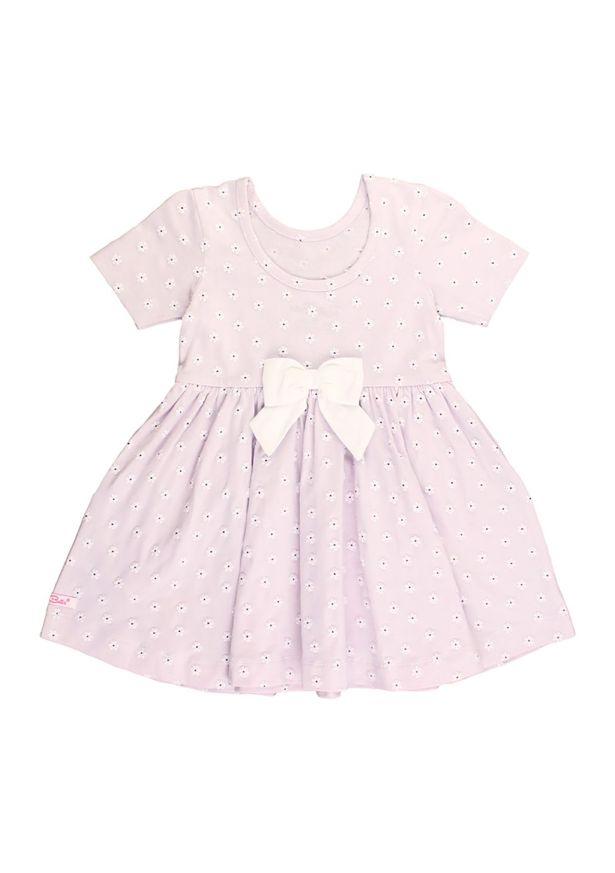 Baby Girls Dainty Buds Printed Knit Dress