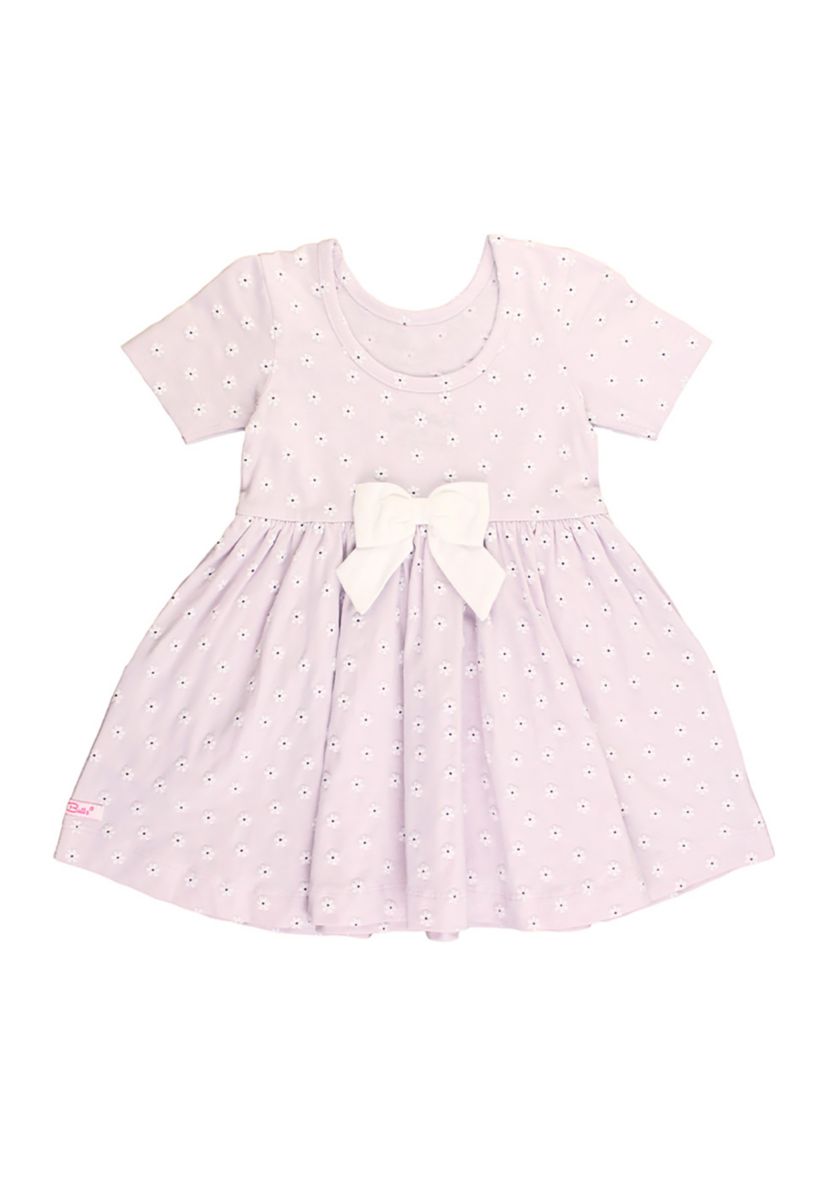 Baby Girls Dainty Buds Printed Knit Dress