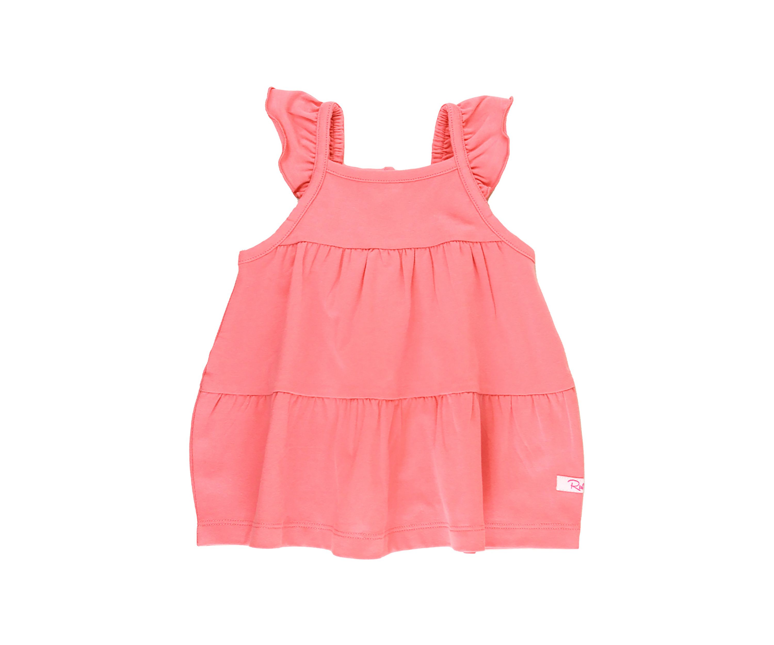 Baby Girls Strawberry Tiered Knit Tank Top
