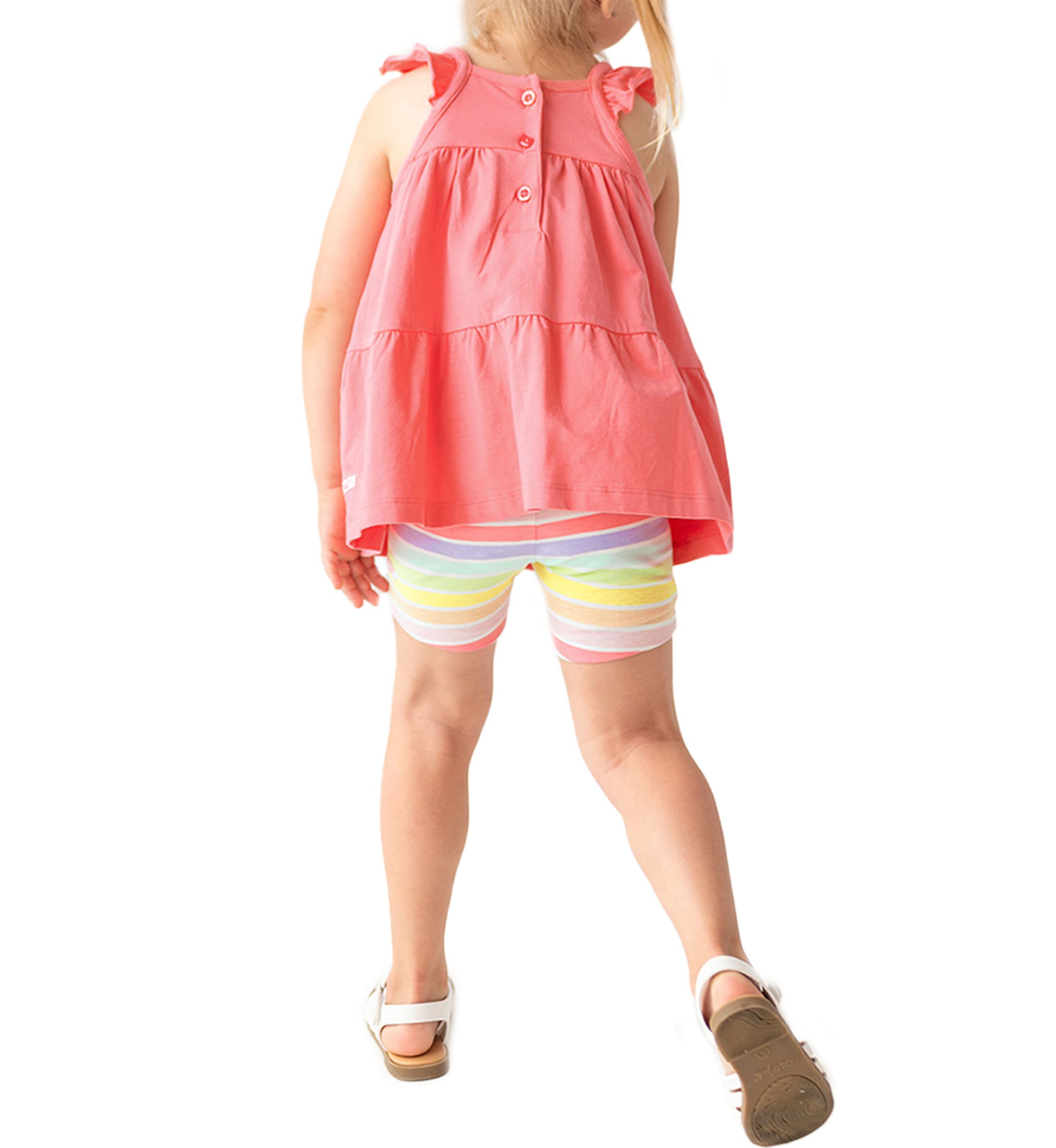 Baby Girls Strawberry Tiered Knit Tank Top