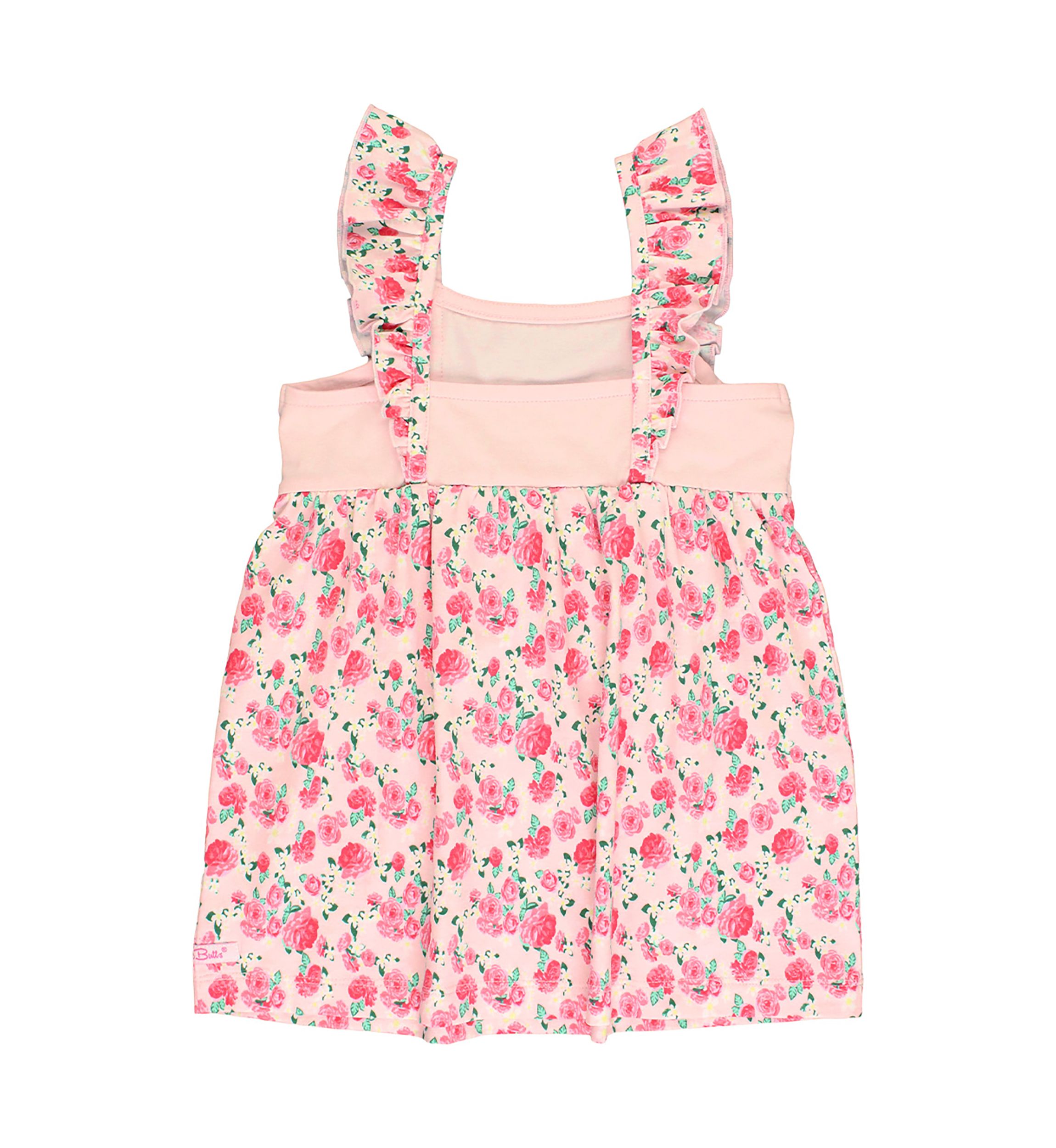 Toddler Girls English Roses Ruffle Dress