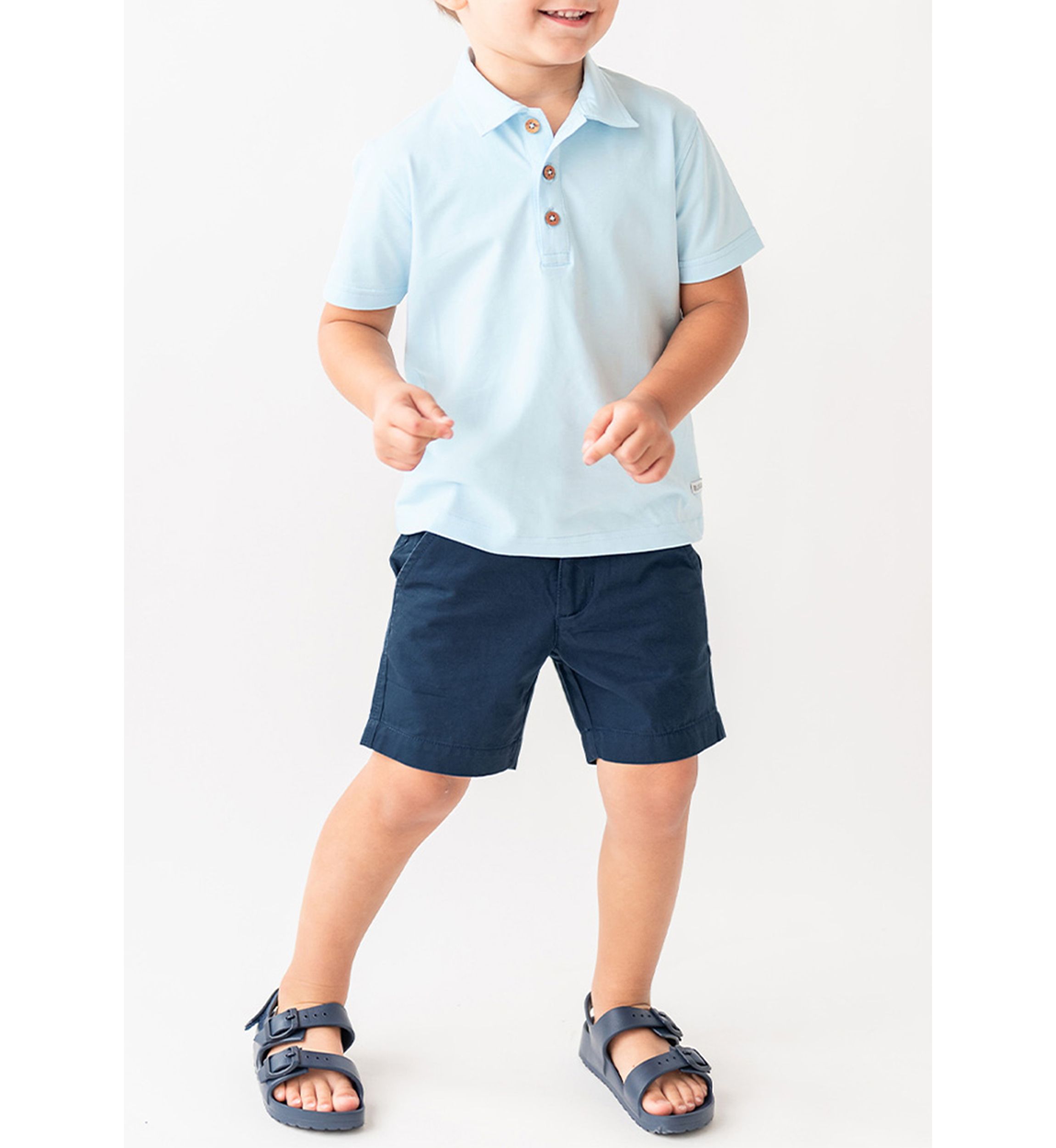 Baby Boys Dark Navy Chino Shorts