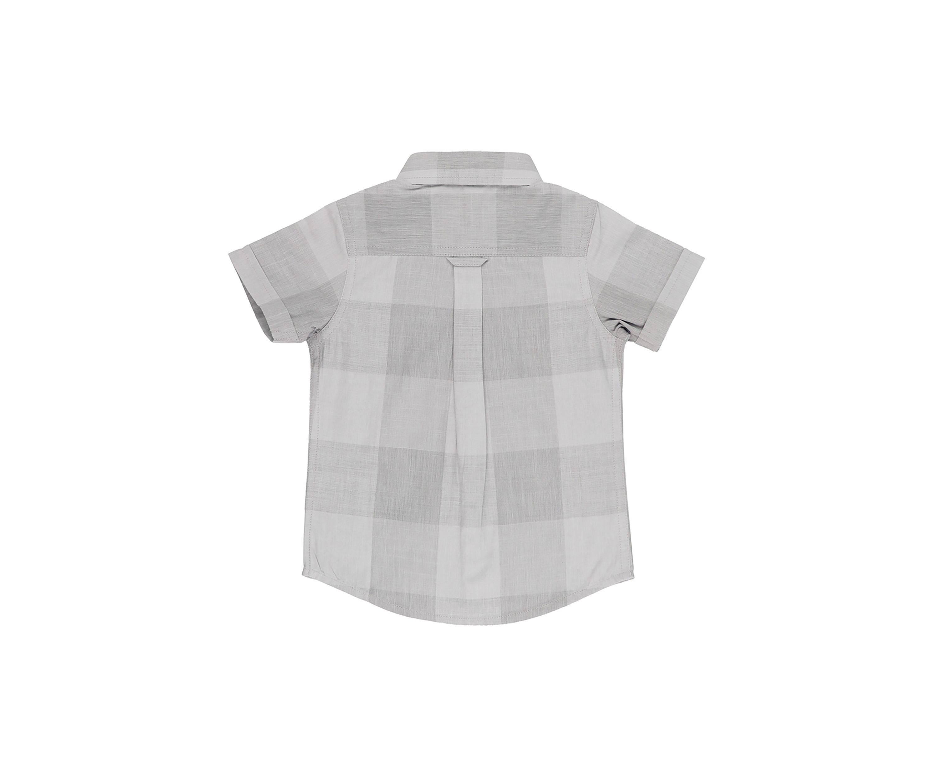 Toddler Boys Plaid Short Sleeve Button Down Shirt