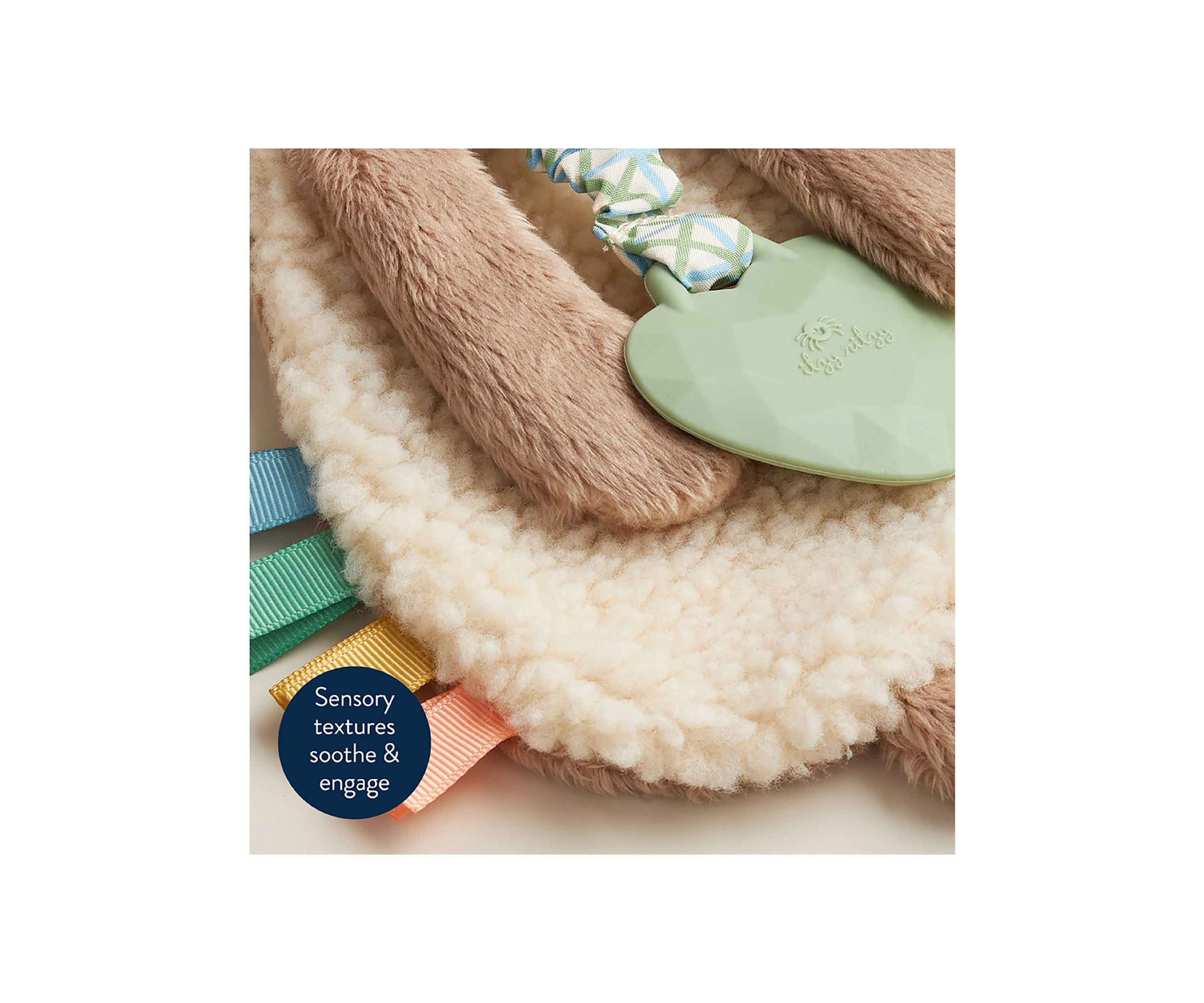 Lovey Taupe Bunny Plush Toy