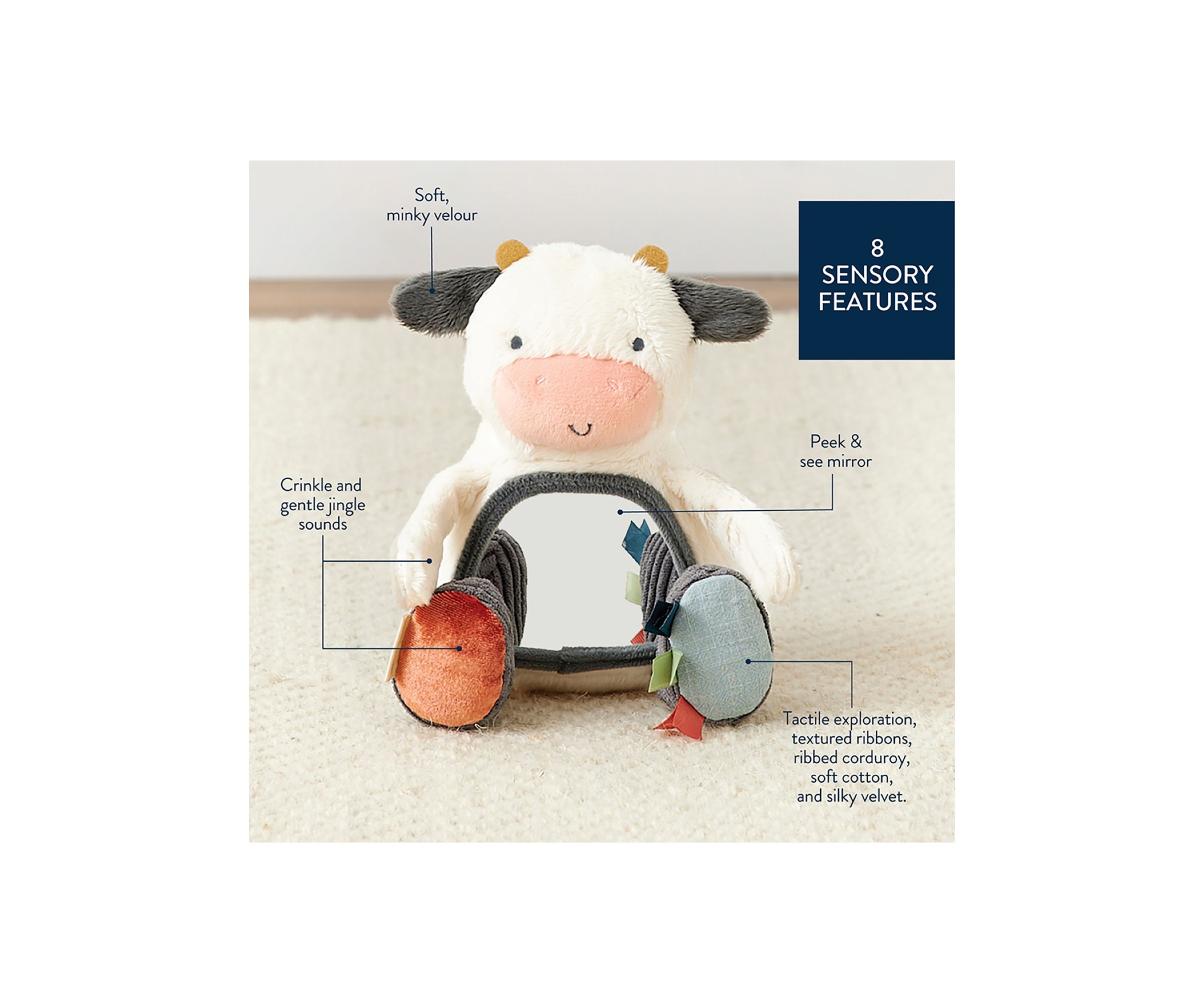 Mirror Cow Toy