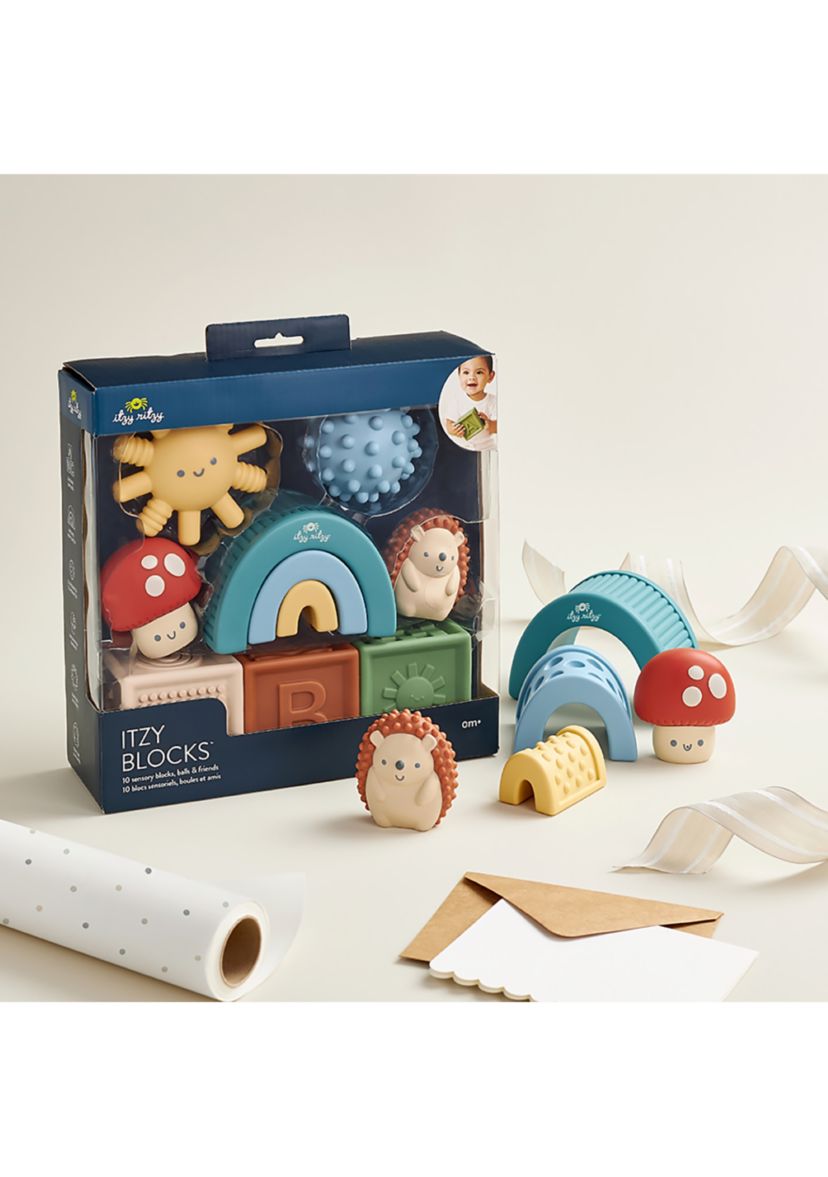 10 Piece Rotating Toy Block Set
