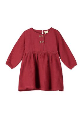 Toddler Girls Long Sleeve Mirren Dress