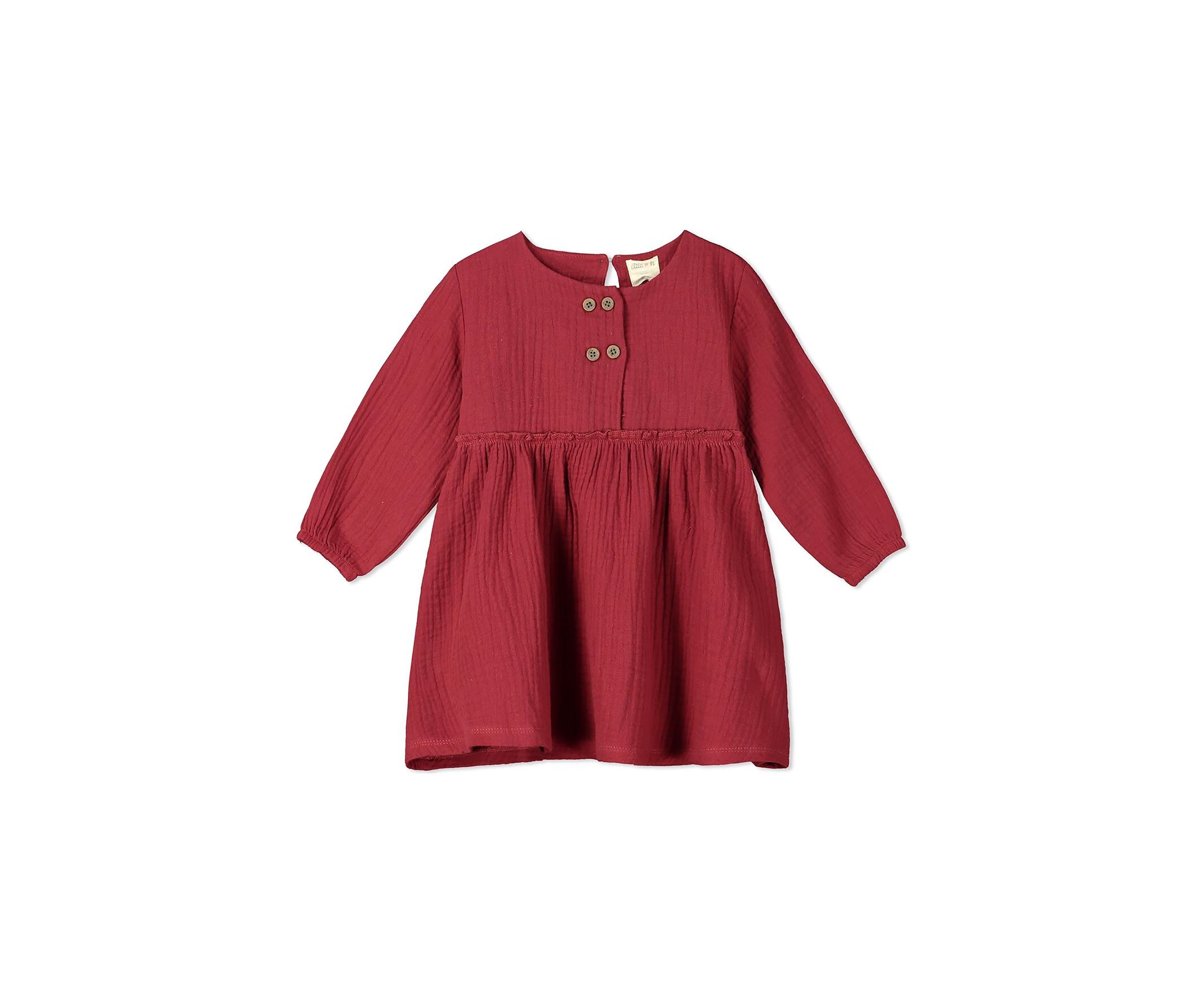 Toddler Girls Long Sleeve Mirren Dress