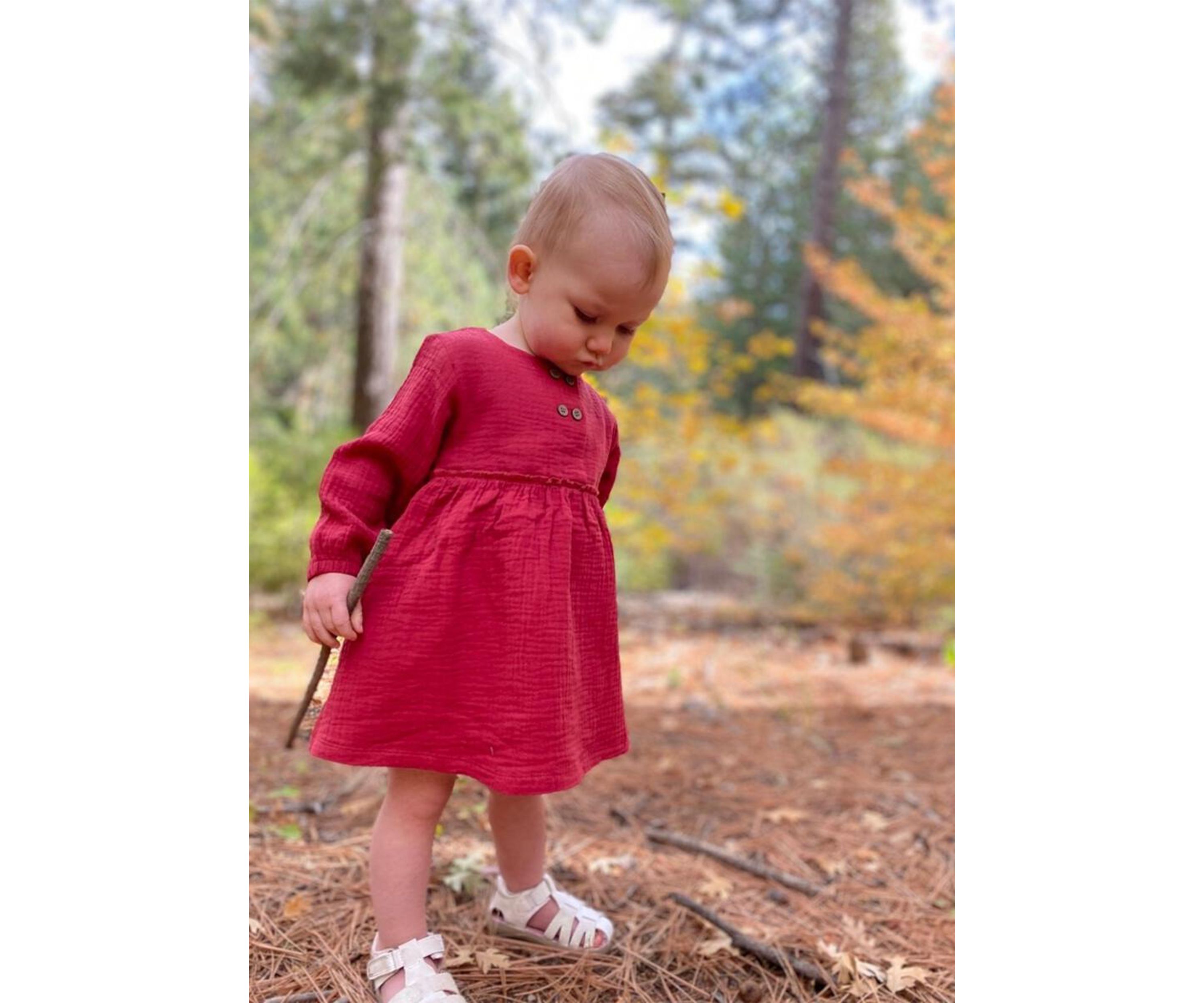 Toddler Girls Long Sleeve Mirren Dress