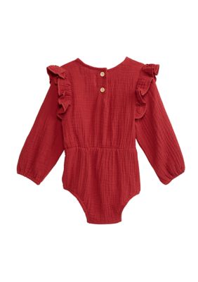 Baby Girls Long Sleeve Pippa Bubble Bodysuit