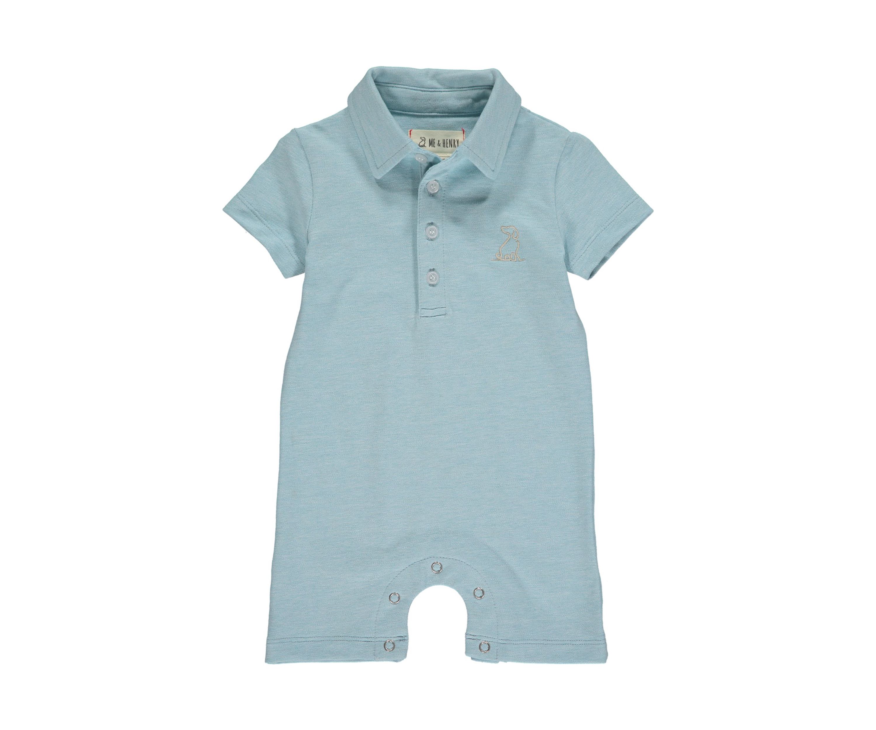 Baby Boys Polo Romper 