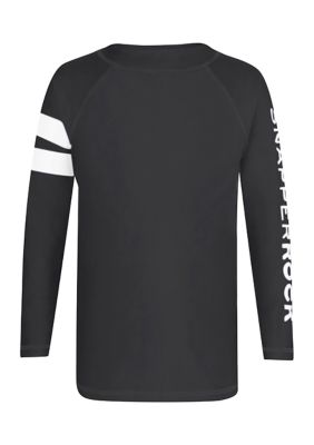 Boys Toddler Slate Arm Band Long Sleeve Rash Top