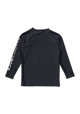 Boys Toddler Slate Arm Band Long Sleeve Rash Top