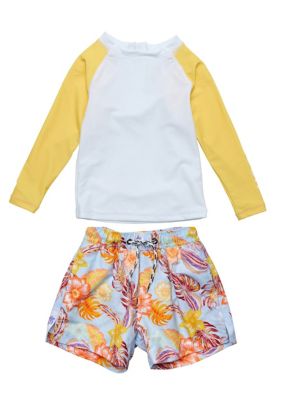 Boho Tropical Sustainable LS Baby Set