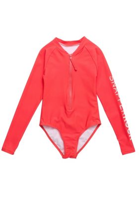 Watermelon Sustainable LS Surf Suit