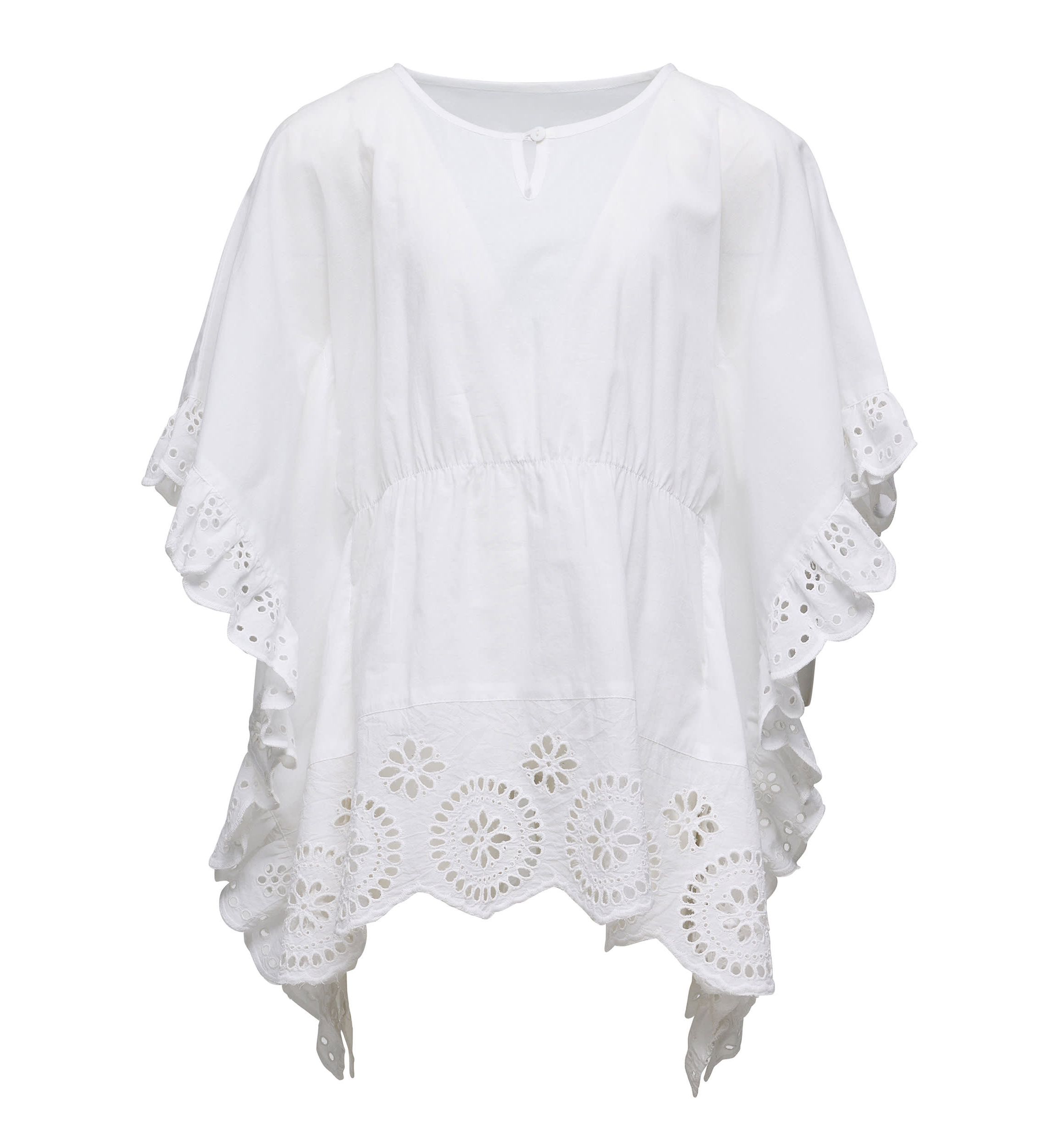 Cesci White Eyelet Cover Up