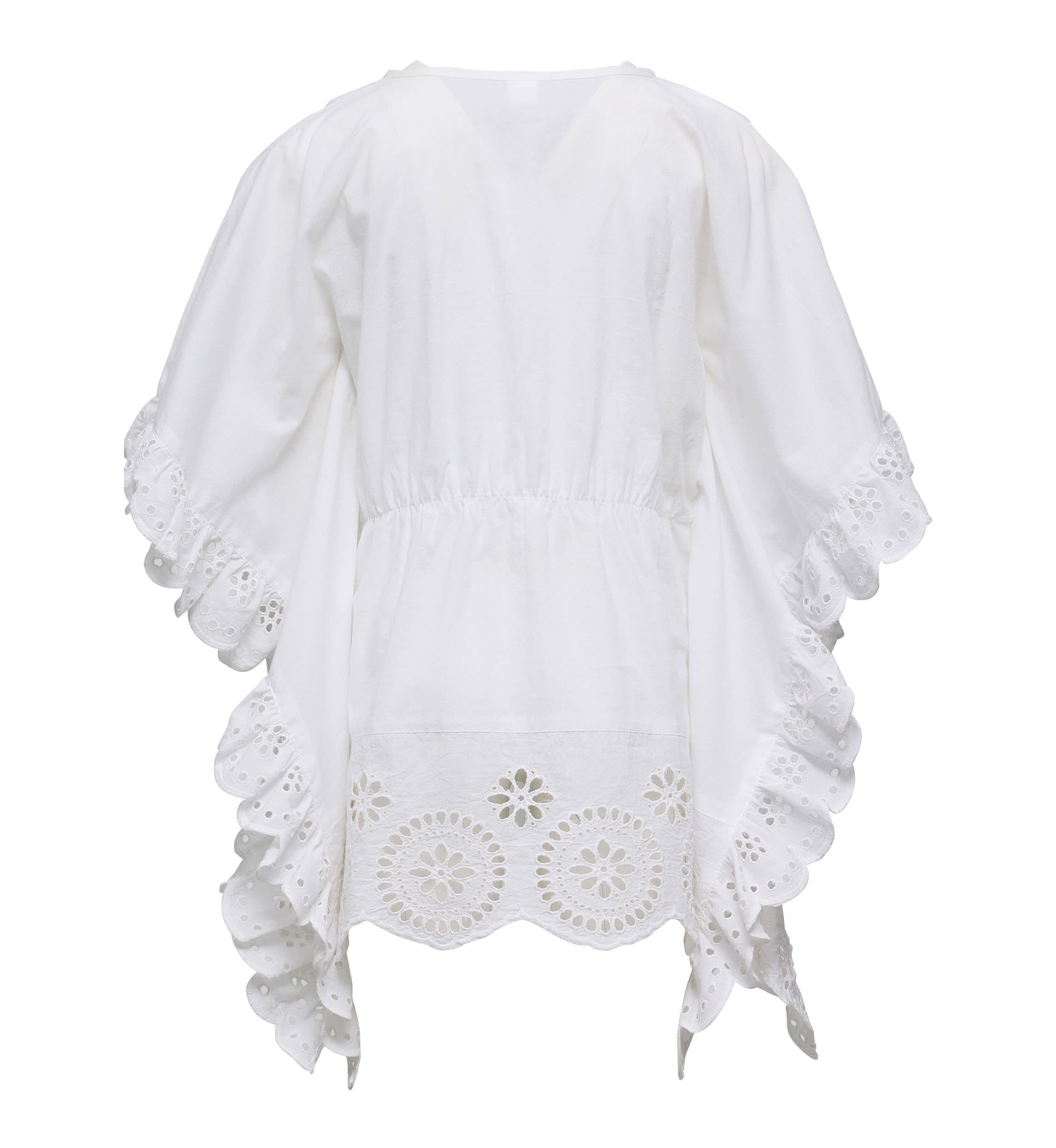 Cesci White Eyelet Cover Up