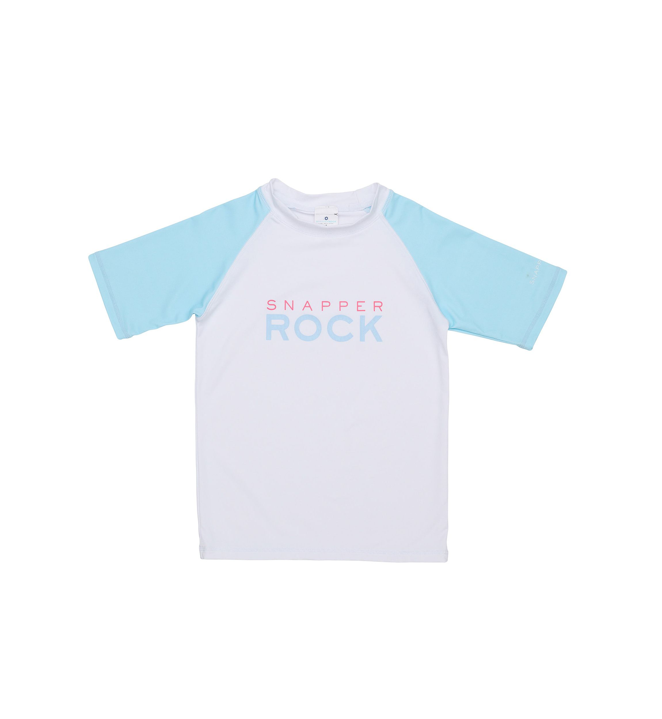 Lt Blue Sleeve Sustainable SS Rash Top