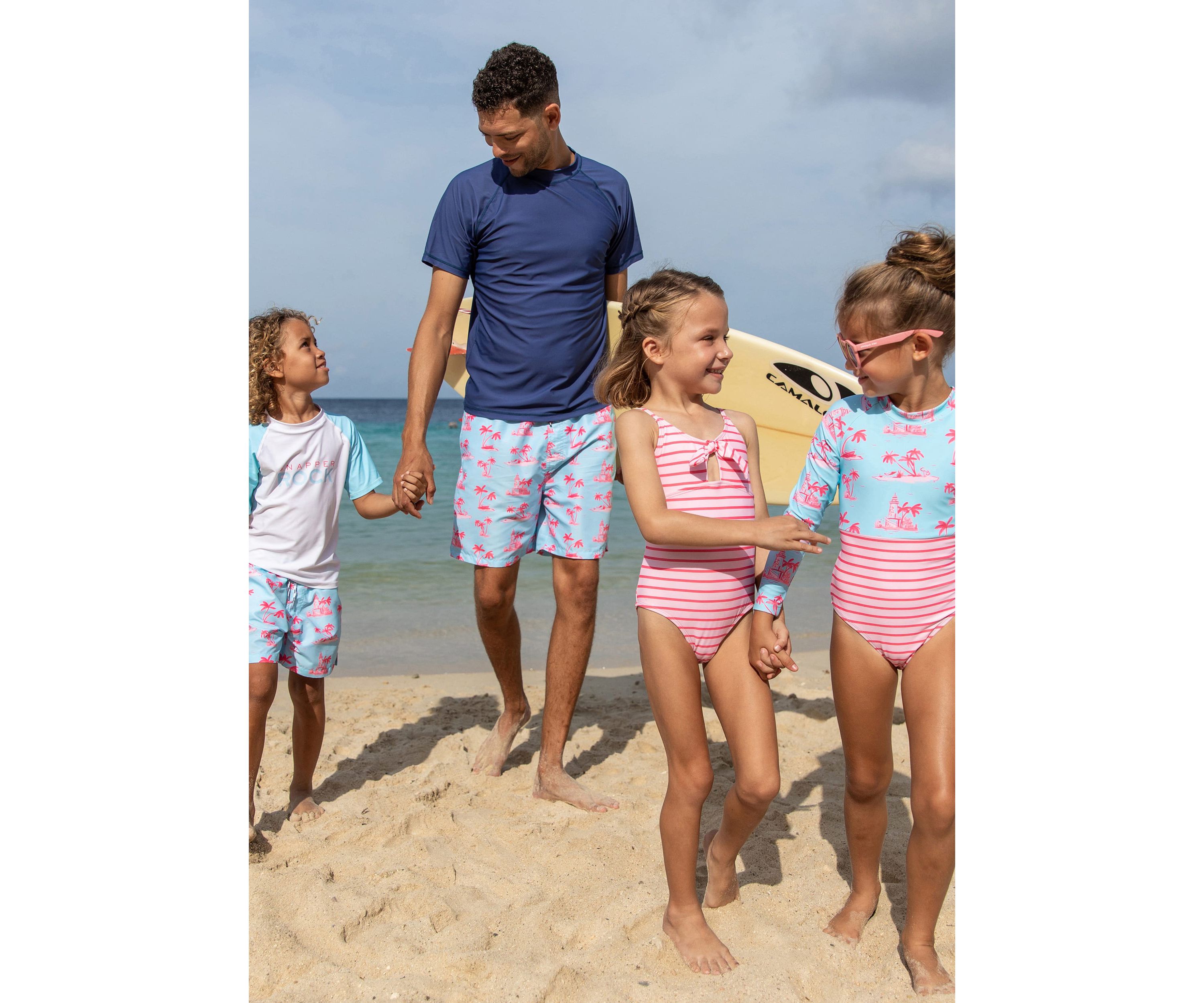 Lt Blue Sleeve Sustainable SS Rash Top