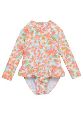 Hawaiian Luau Sustainable LS Surf Suit