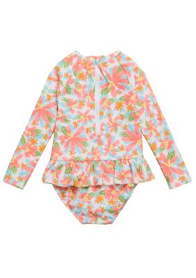 Hawaiian Luau Sustainable LS Surf Suit