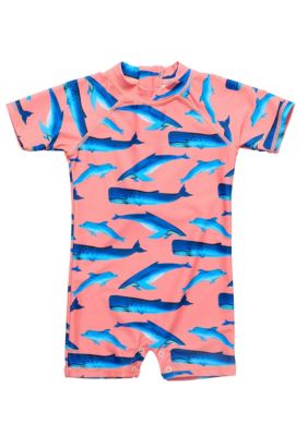 Whale Tail SS Sunsuit