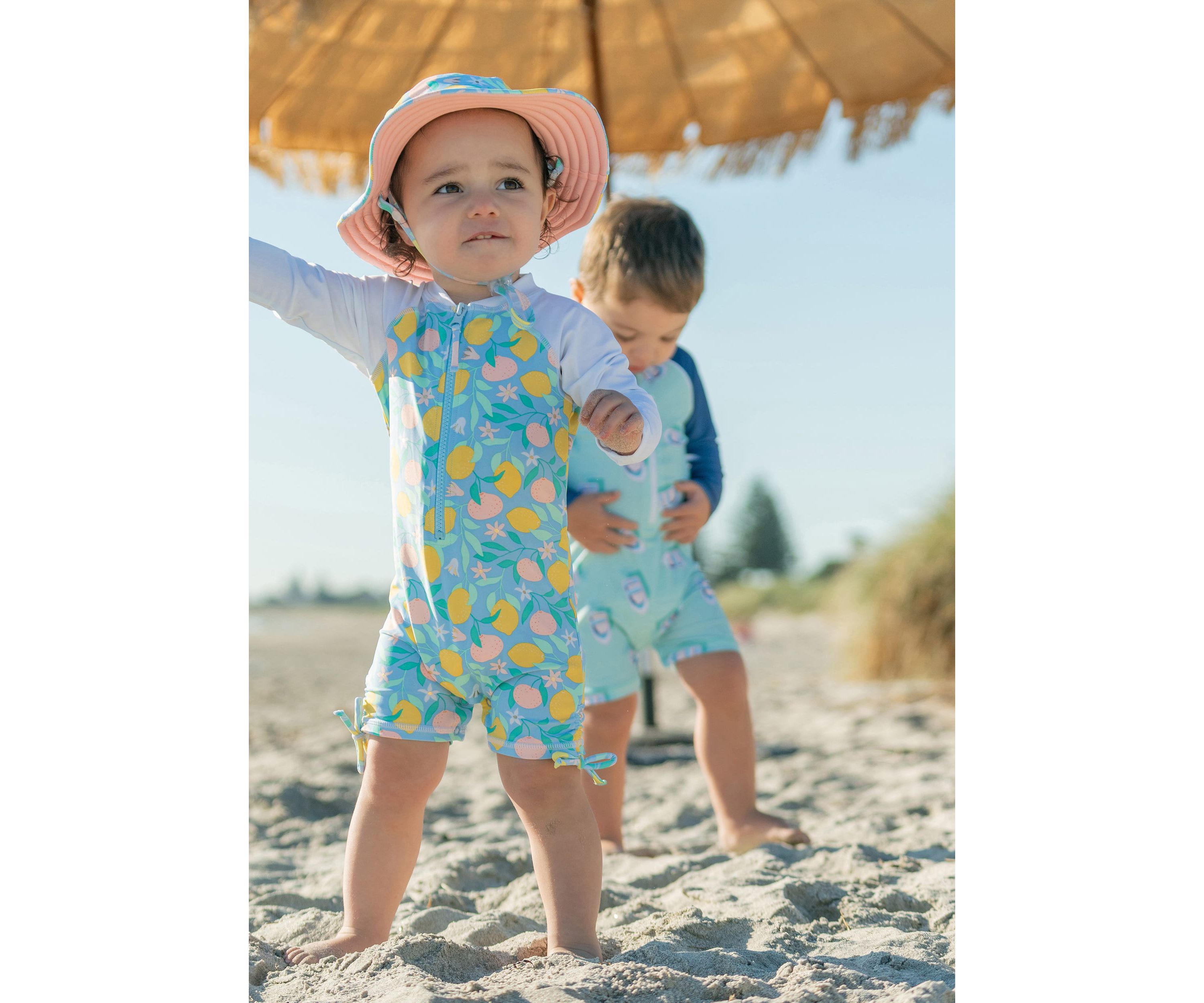 Lemon Drops LS Sunsuit