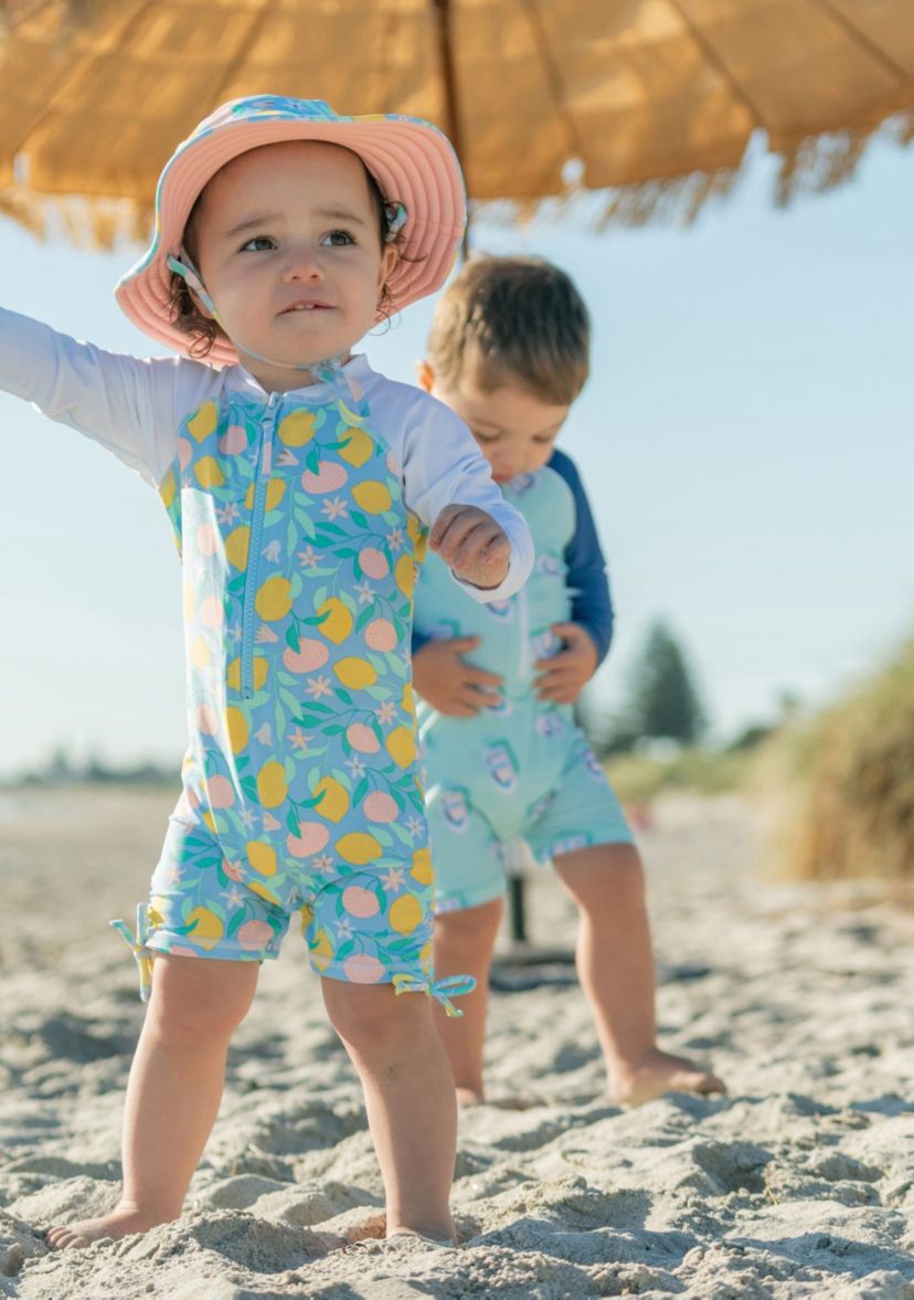 Lemon Drops LS Sunsuit