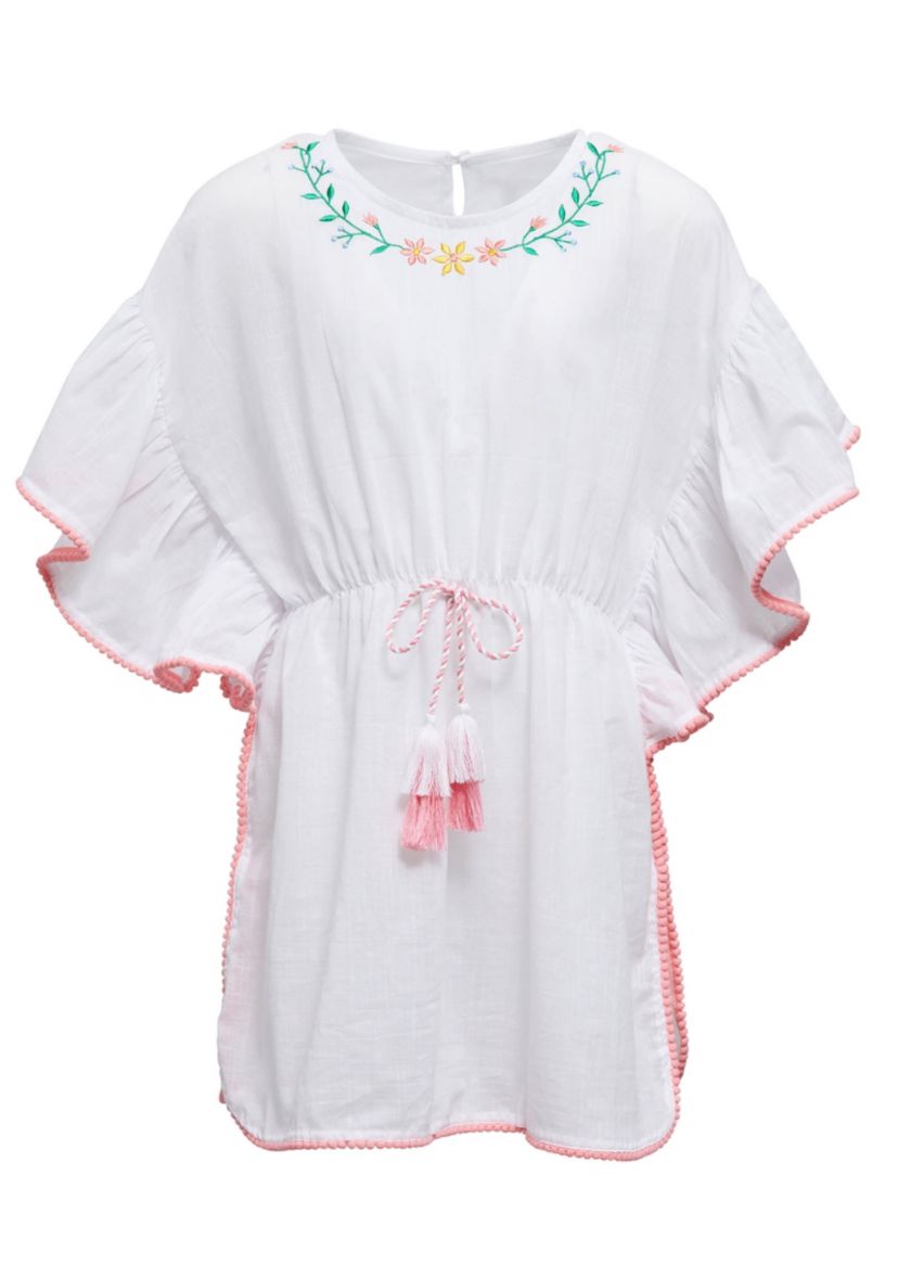 White Spring Fling Cover Up