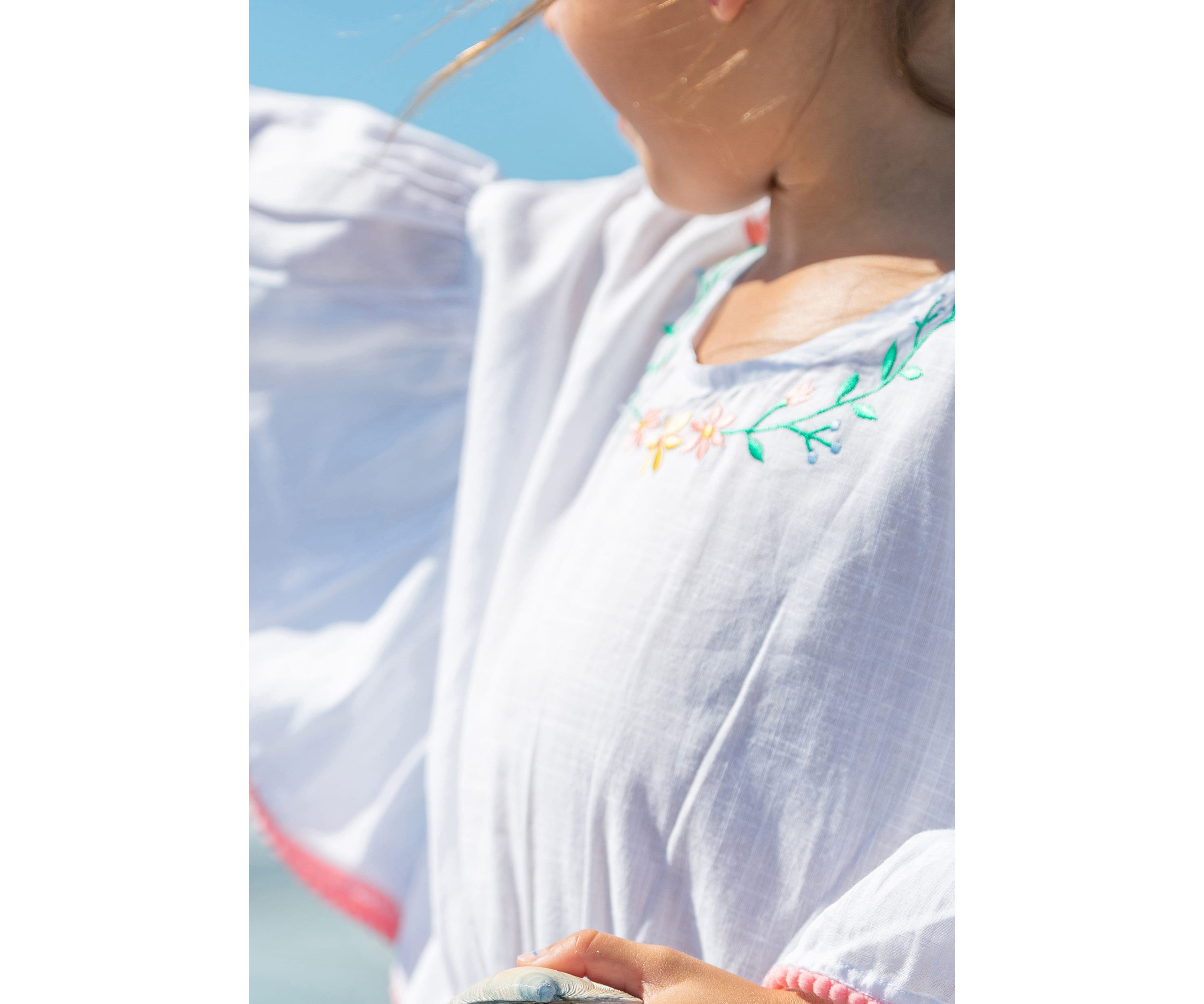 White Spring Fling Cover Up