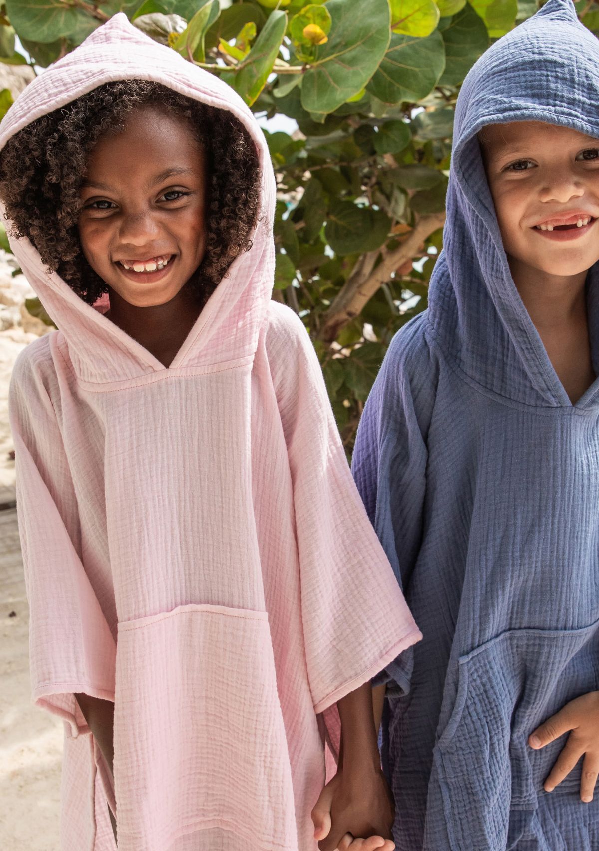 Sunset Pink Beach Poncho