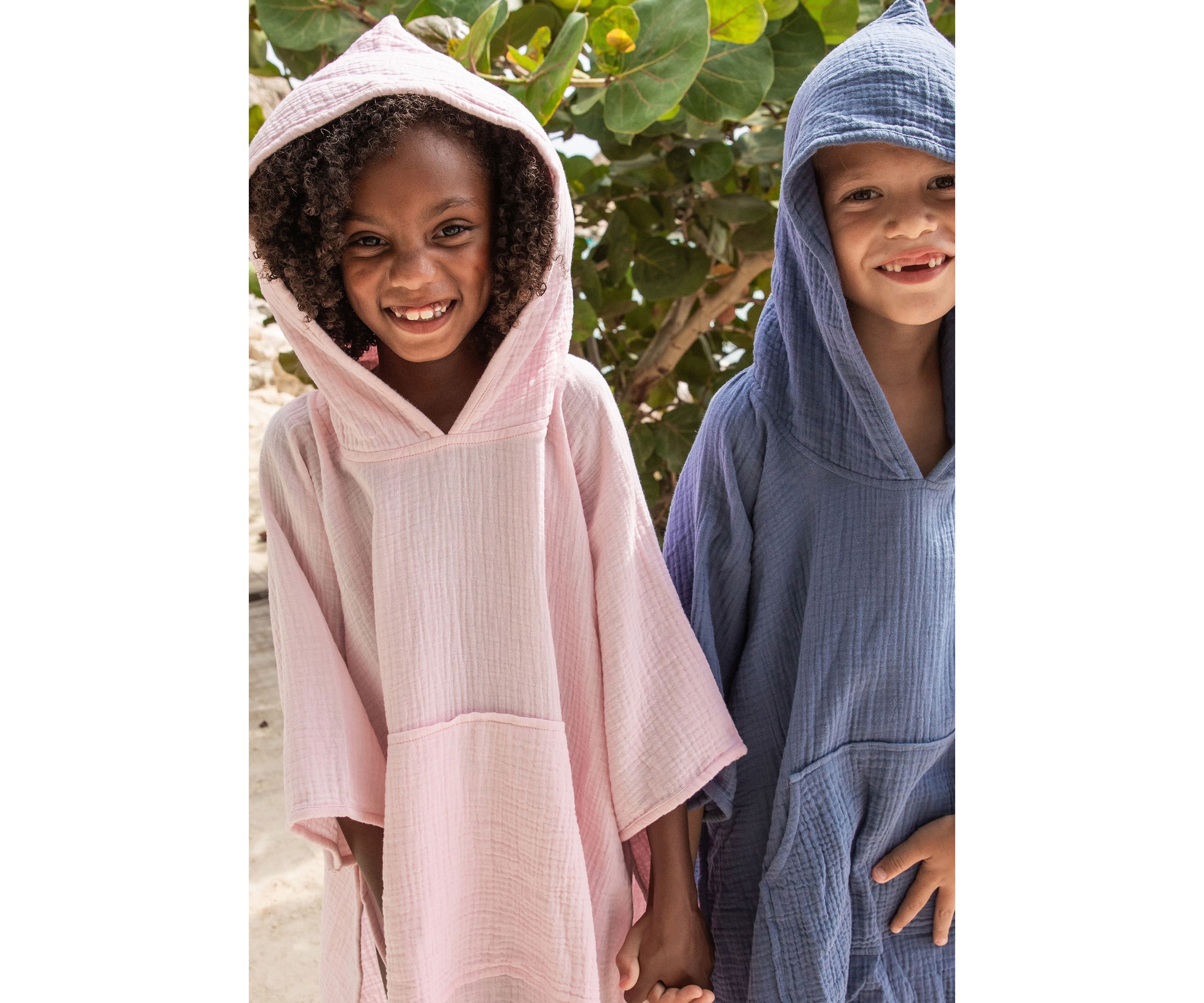 Sunset Pink Beach Poncho