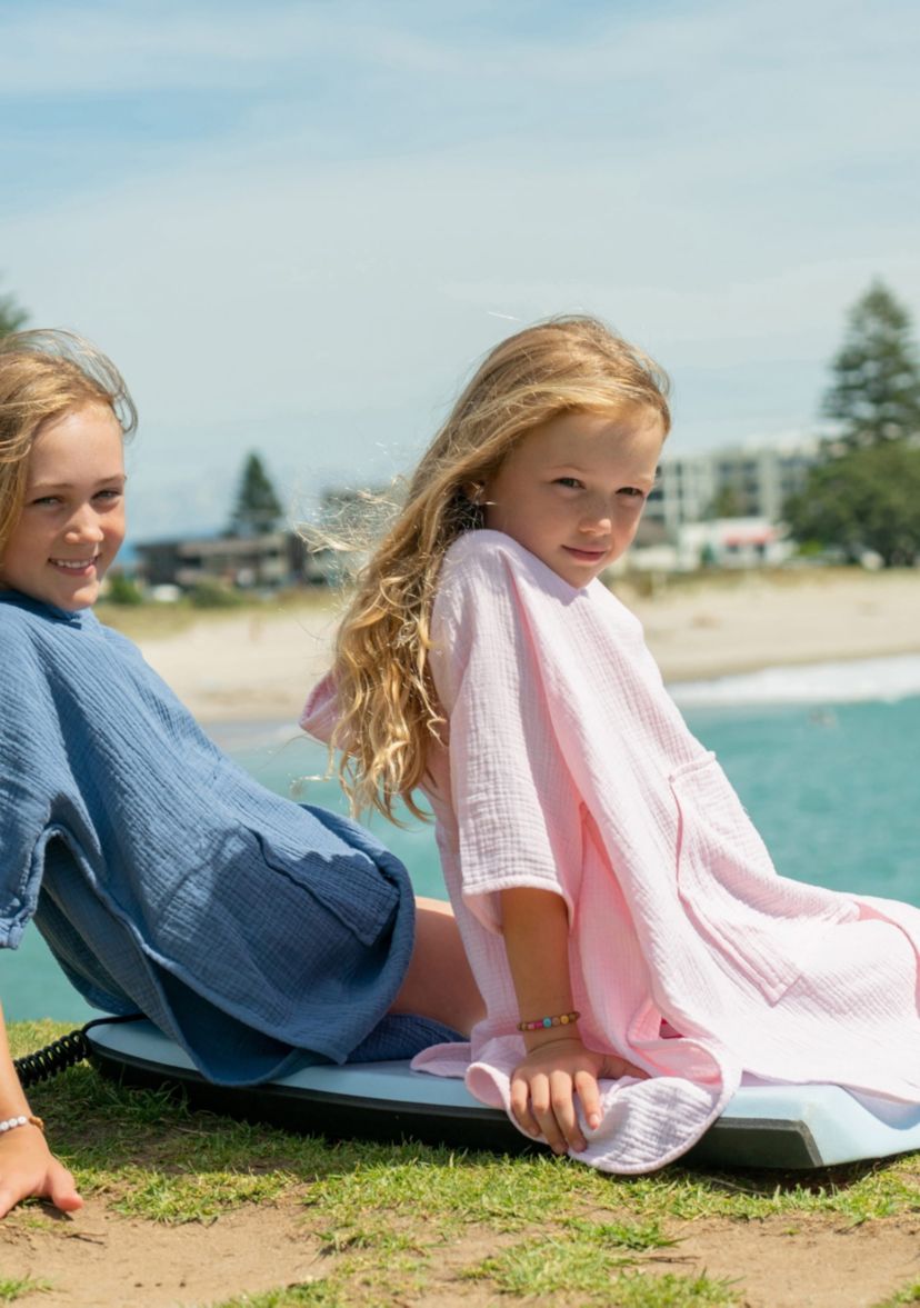 Sunset Pink Beach Poncho